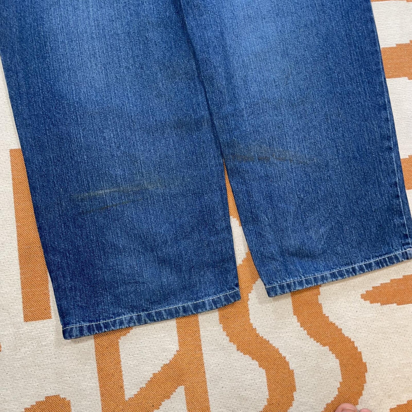 Makaveli 00s Printed ‘Tupac’ Baggy Denim Jeans 36x34