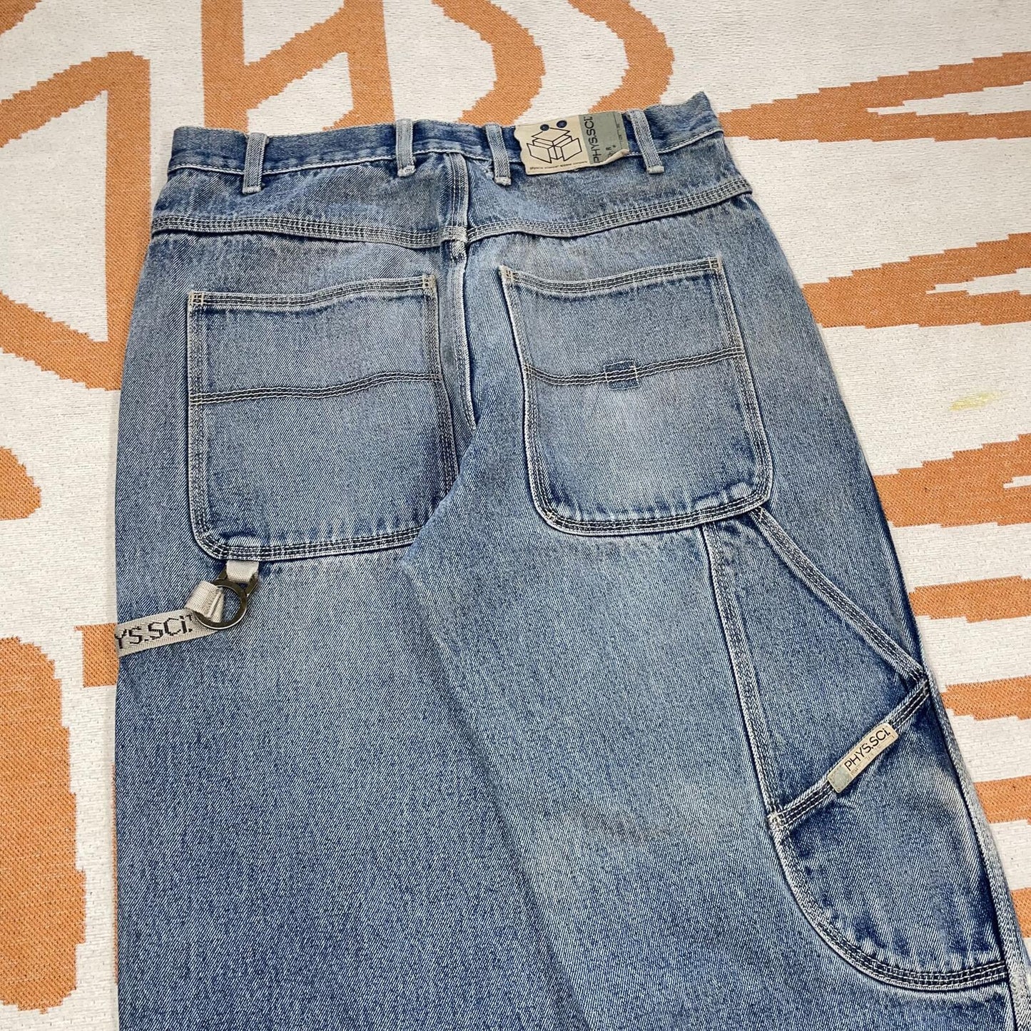Phys.Sci 00s Baggy Denim Carpenter Jeans 32x29