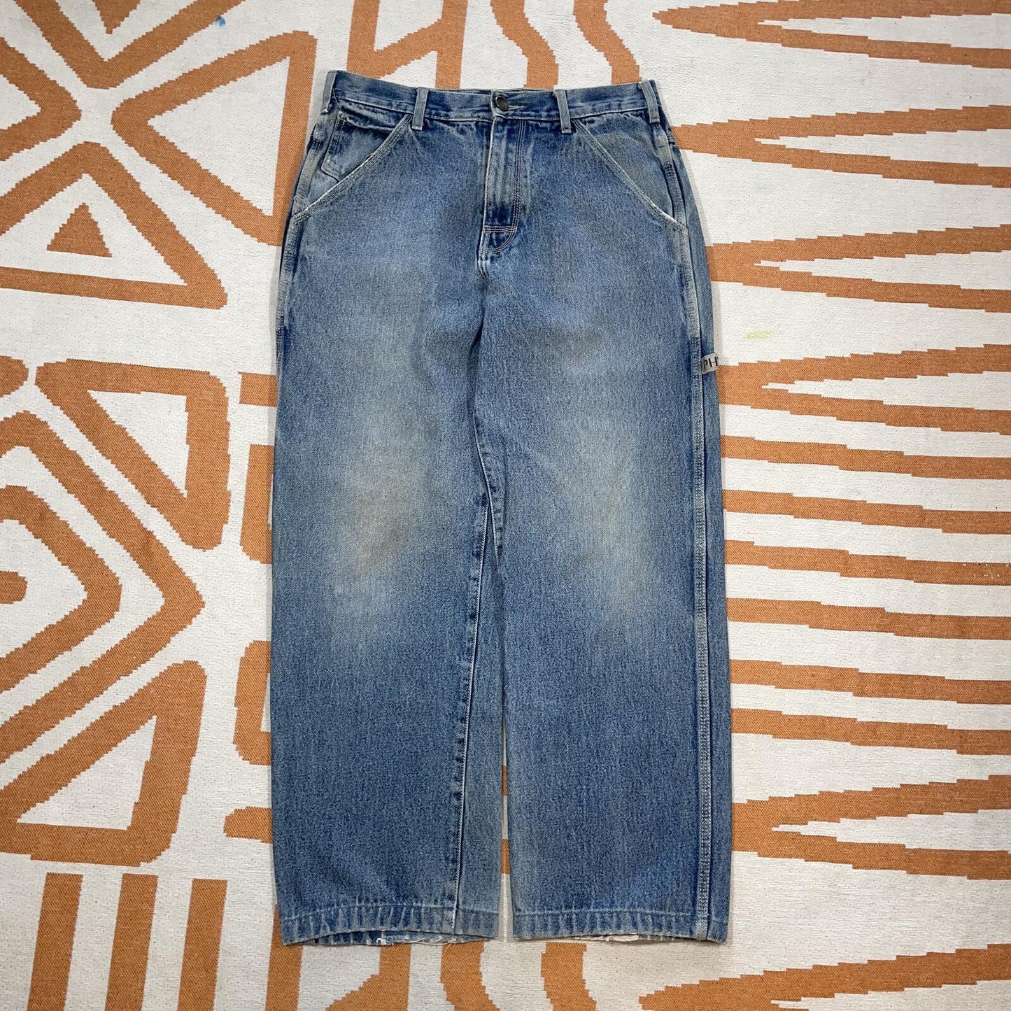 Phys.Sci 00s Baggy Denim Carpenter Jeans 32x29