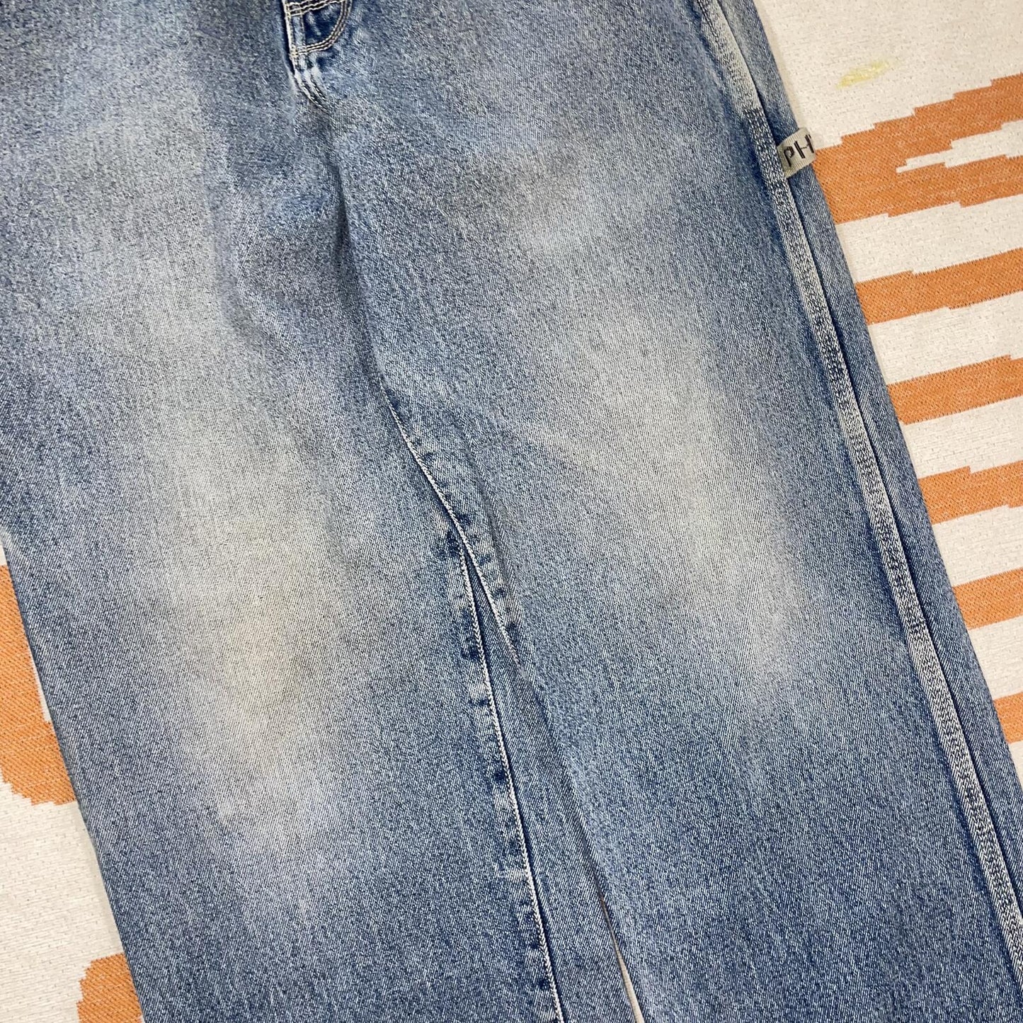 Phys.Sci 00s Baggy Denim Carpenter Jeans 32x29