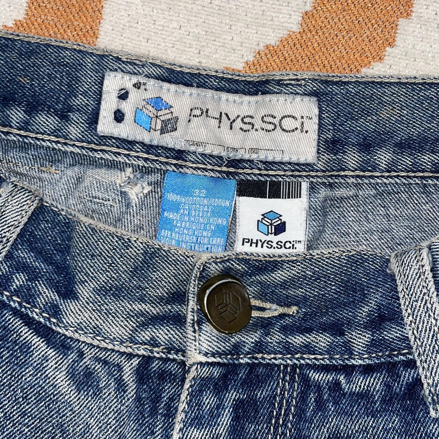 Phys.Sci 00s Baggy Denim Carpenter Jeans 32x29