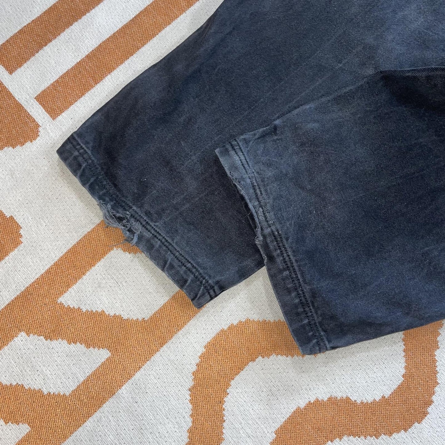 Fubu 00s Baggy Denim Cargo Jeans 36x34