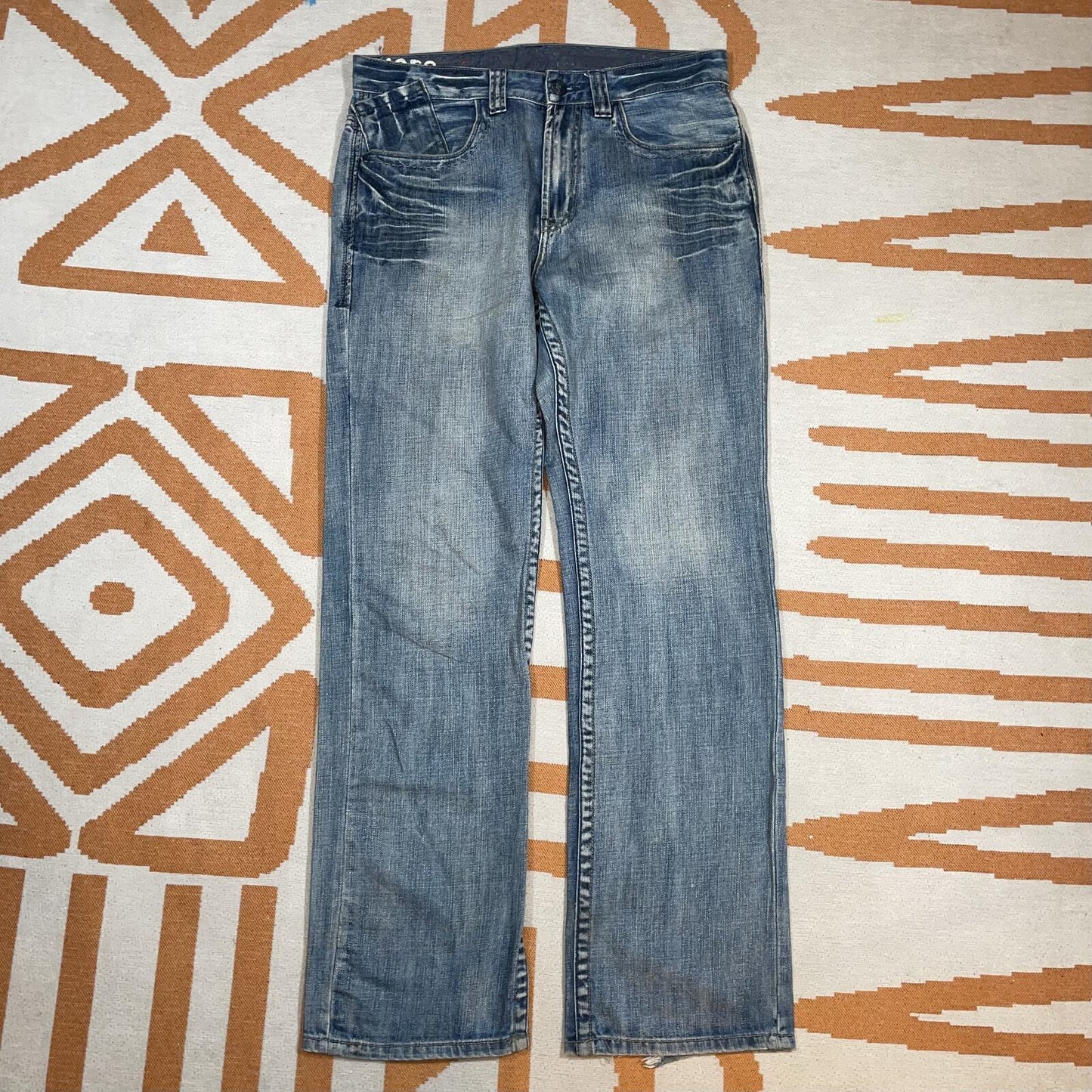 Ecko Unltd. 00s Printed/Embellished Wings Jeans 32x32