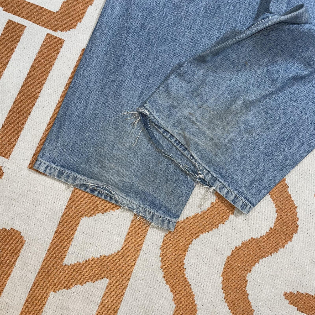 Broke 00s Embroidered Baggy ‘Star’ Denim Jeans 38x34
