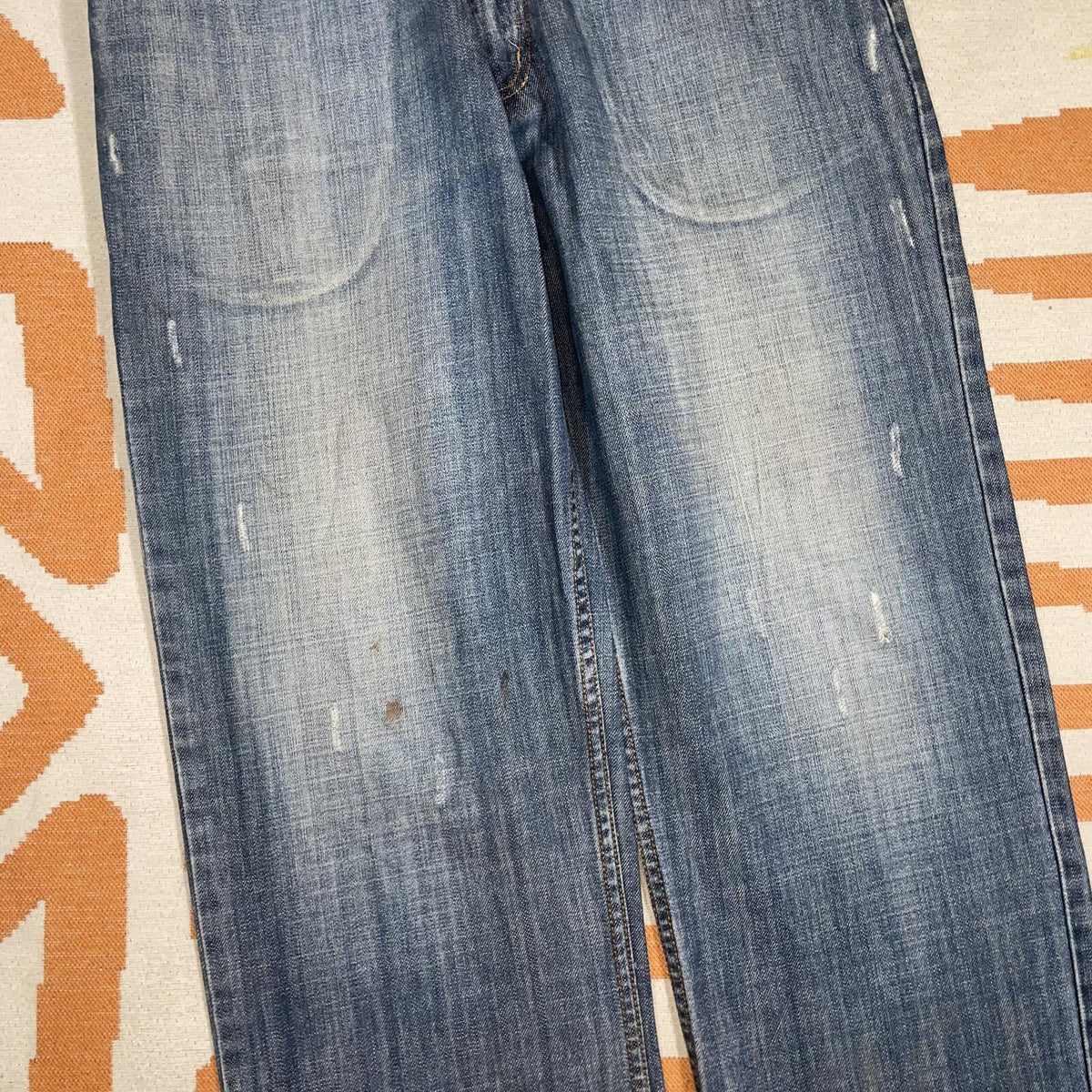 Quiksilver 00s Printed Loose Denim Jeans 34x34
