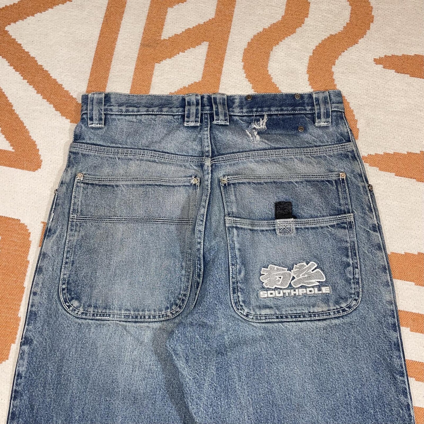 Southpole 00s Embroidered Baggy Jeans 31x31
