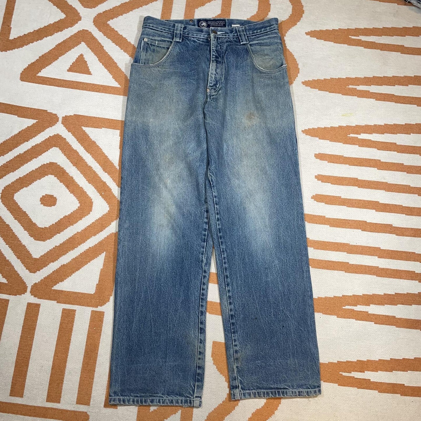 Southpole 00s Embroidered Baggy Jeans 31x31