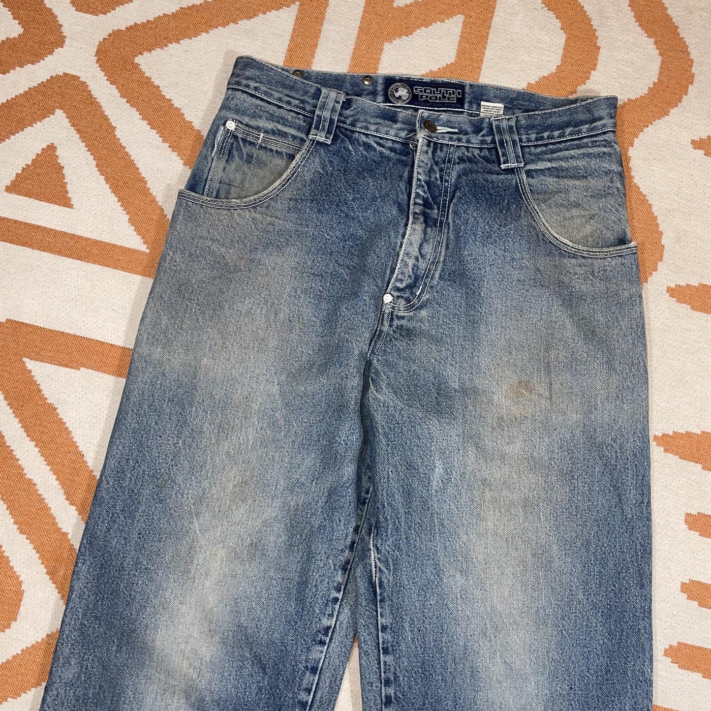 Southpole 00s Embroidered Baggy Jeans 31x31