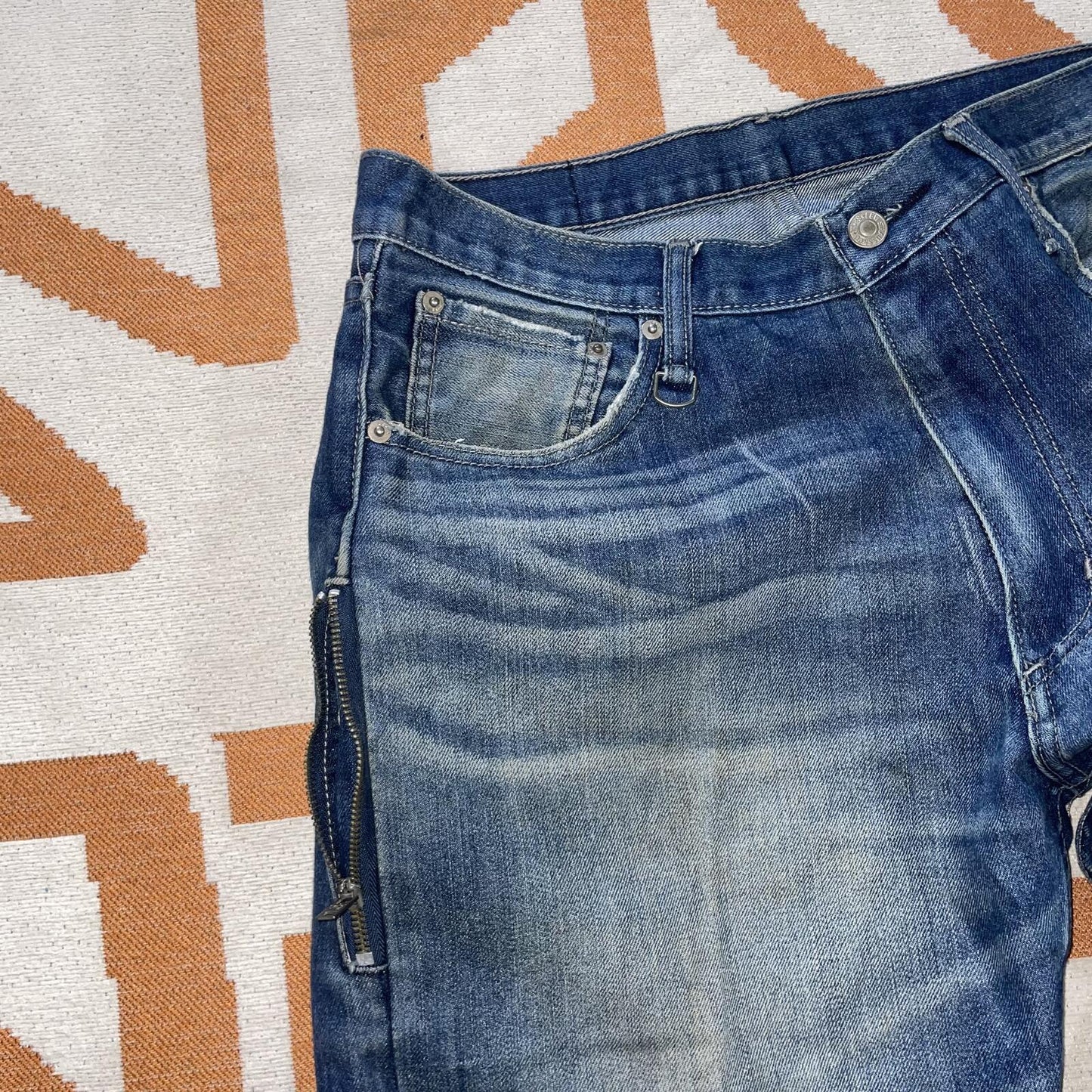 Levi’s x CLOT x Kazuki '09 Printed/Embroidered Designer 505 Jeans 34x33
