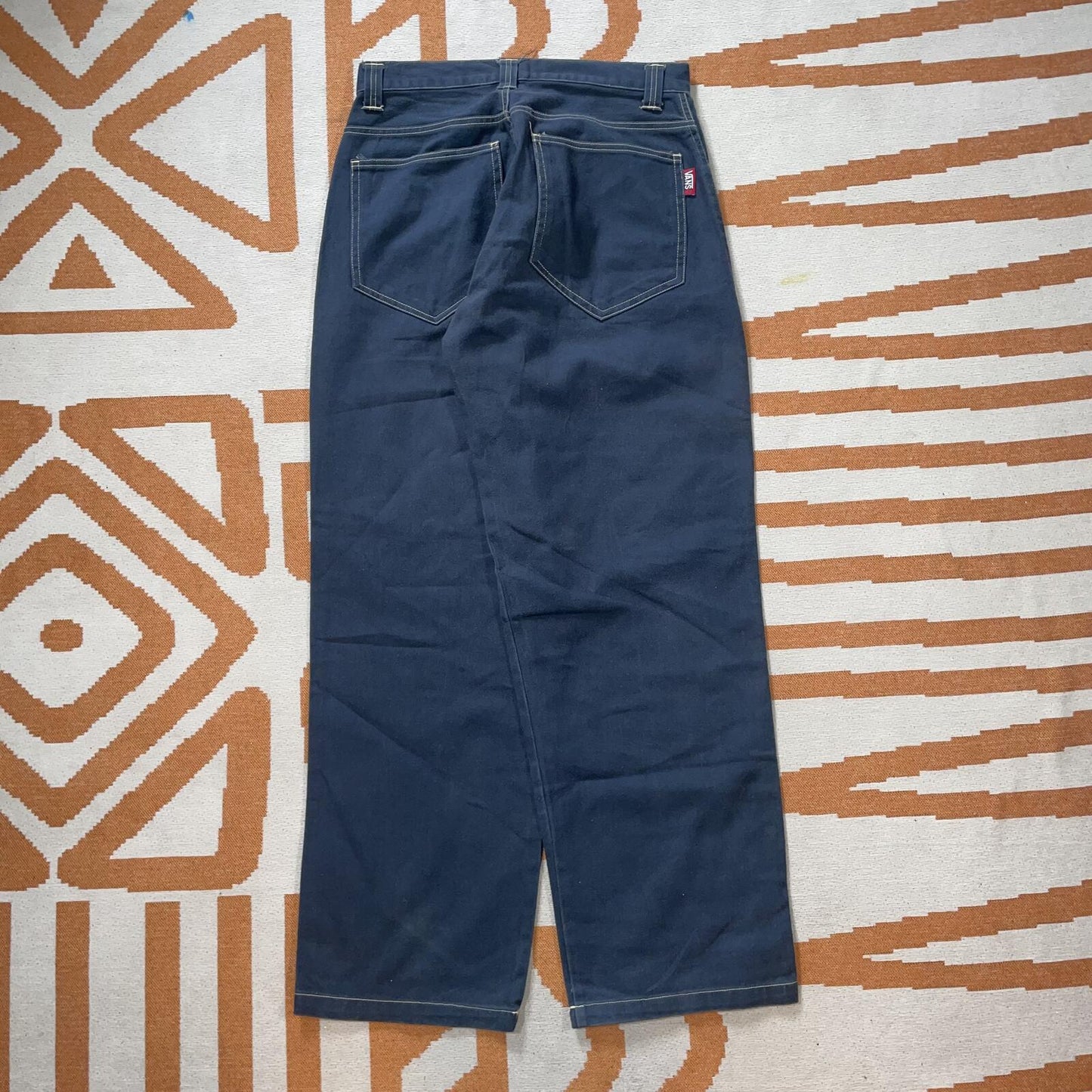 Vans 90s Embroidered Baggy Grey Trousers 30x32
