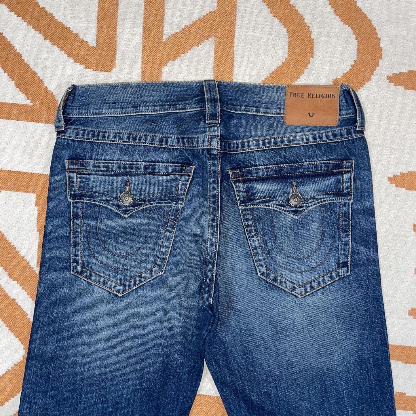 True Religion 00s Embroidered Loose Jeans 32x31