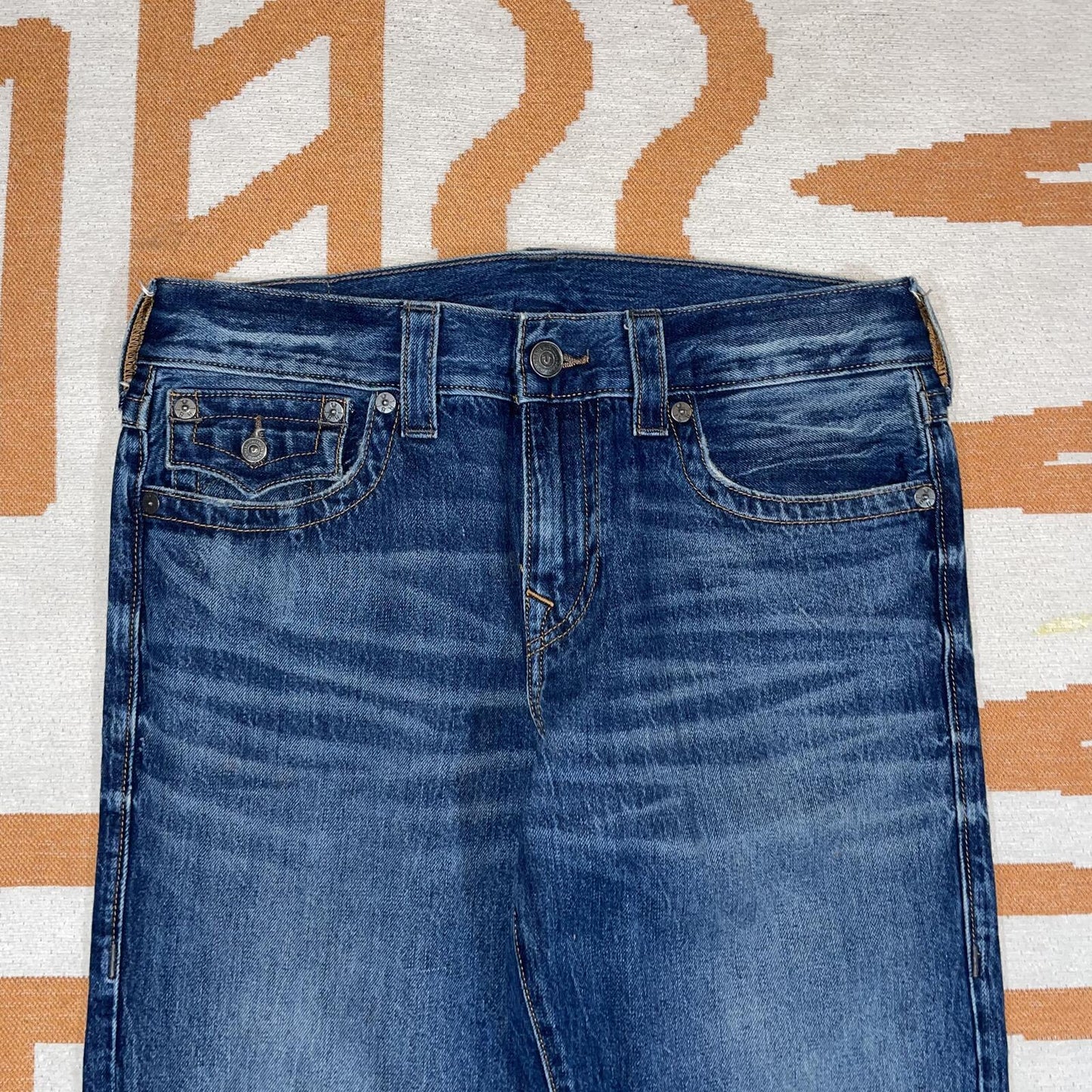 True Religion 00s Embroidered Loose Jeans 32x31