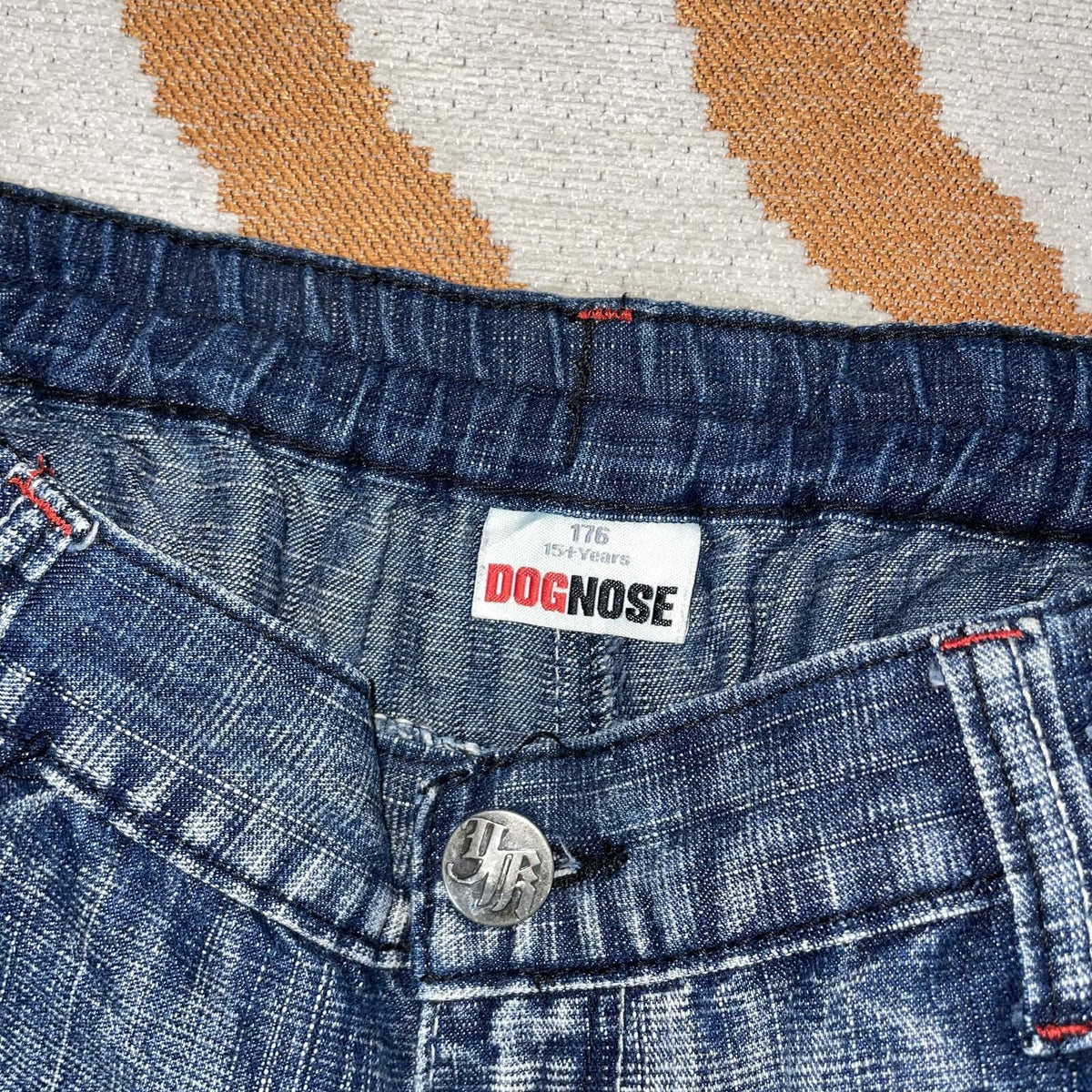 Dognose 90s Embroidered ‘Grind’ Cargo Jeans 32x31