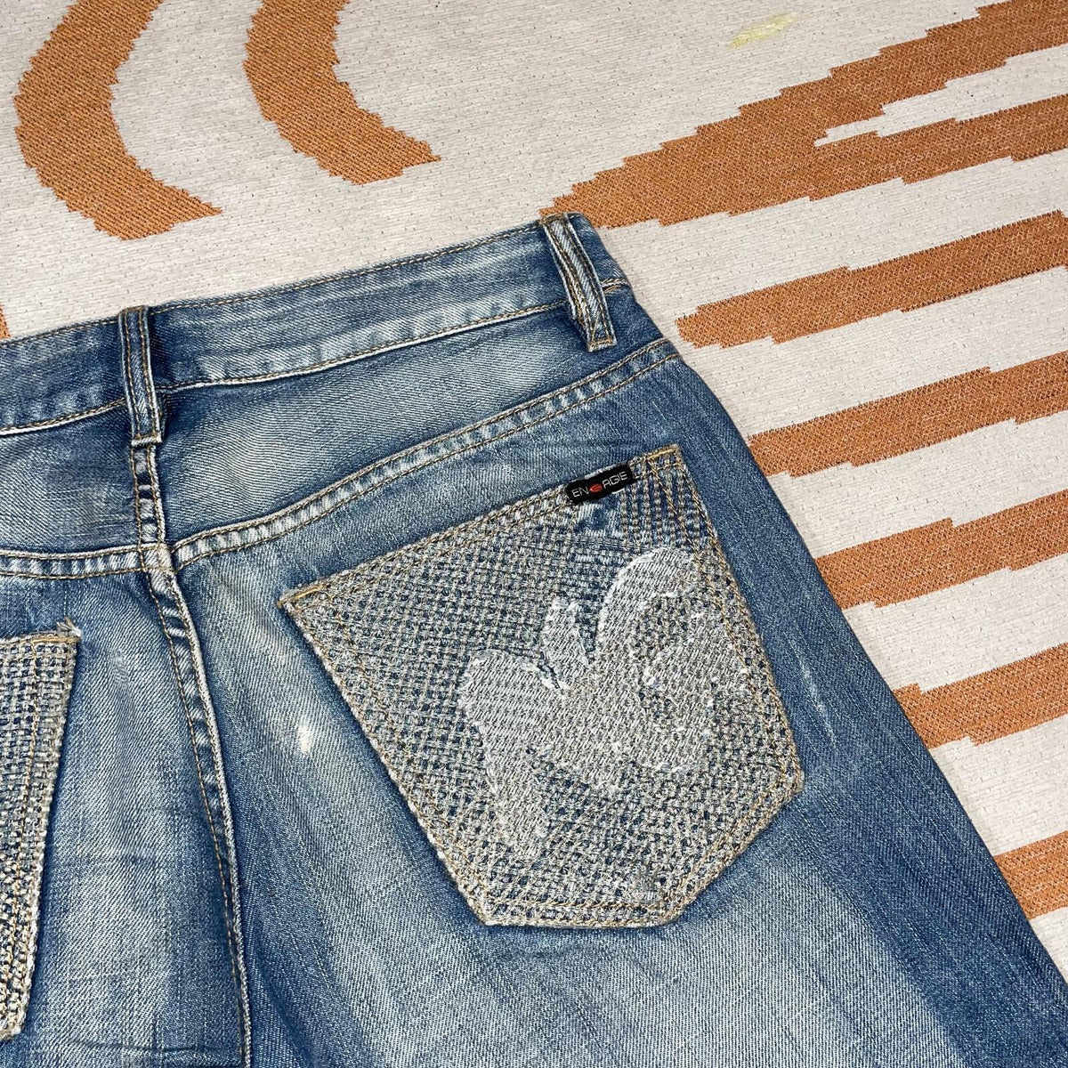 Energie 00s Embroidered ‘NG’ Denim Jeans 32x32