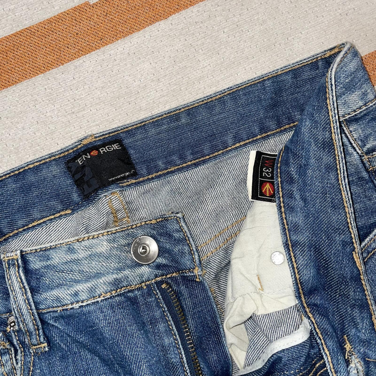 Energie 00s Embroidered ‘NG’ Denim Jeans 32x32