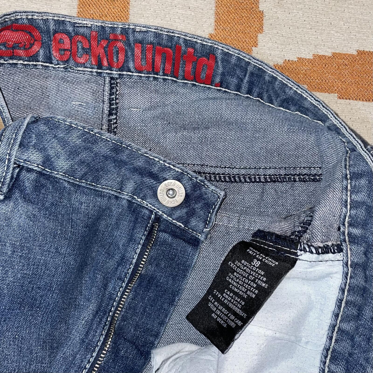 Ecko Unltd 00s Imprint ‘Rhino’ Baggy Jeans 38x31