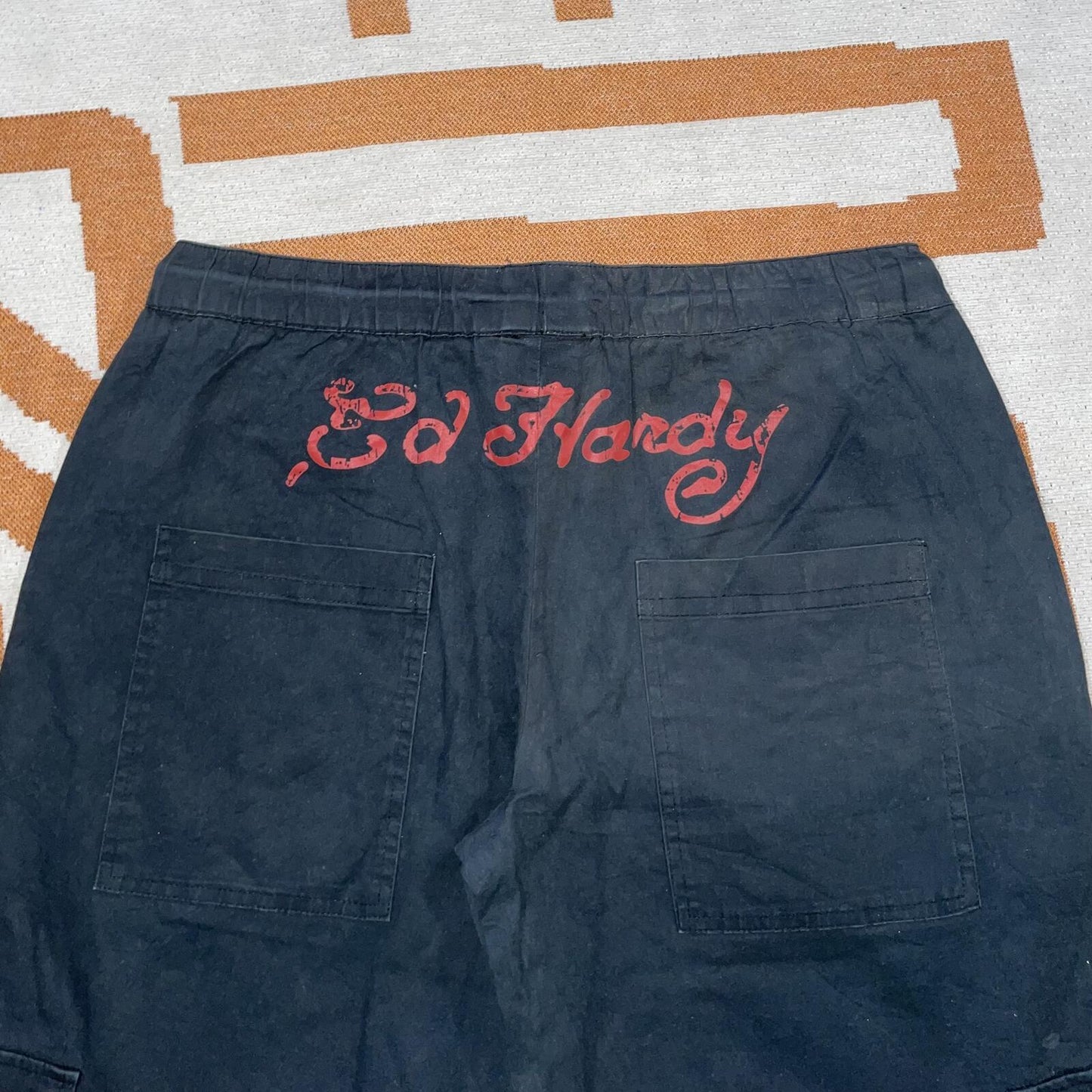 Ed Hardy x UO ‘22 Embroidered ‘Dragon’ Cargo Pants 28-34x31