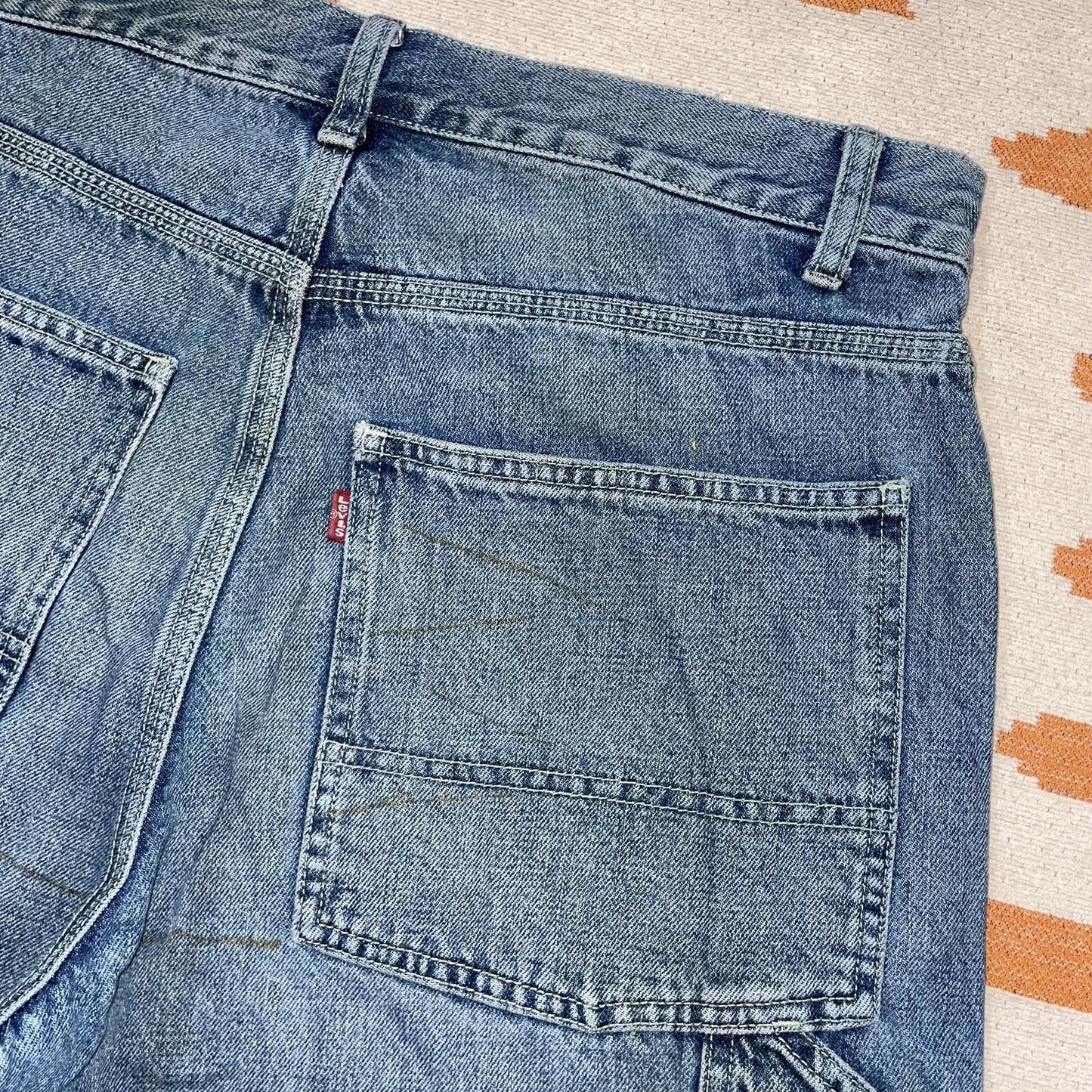 Levi’s 90s Red Tab Workwear Blue Denim Jeans 34x31