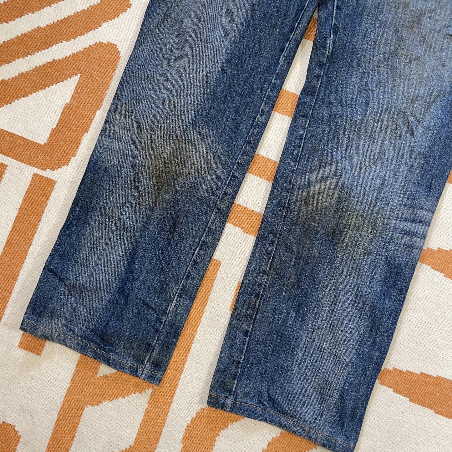 Joker 00s Embroidered Signature Loose Jeans 36x32