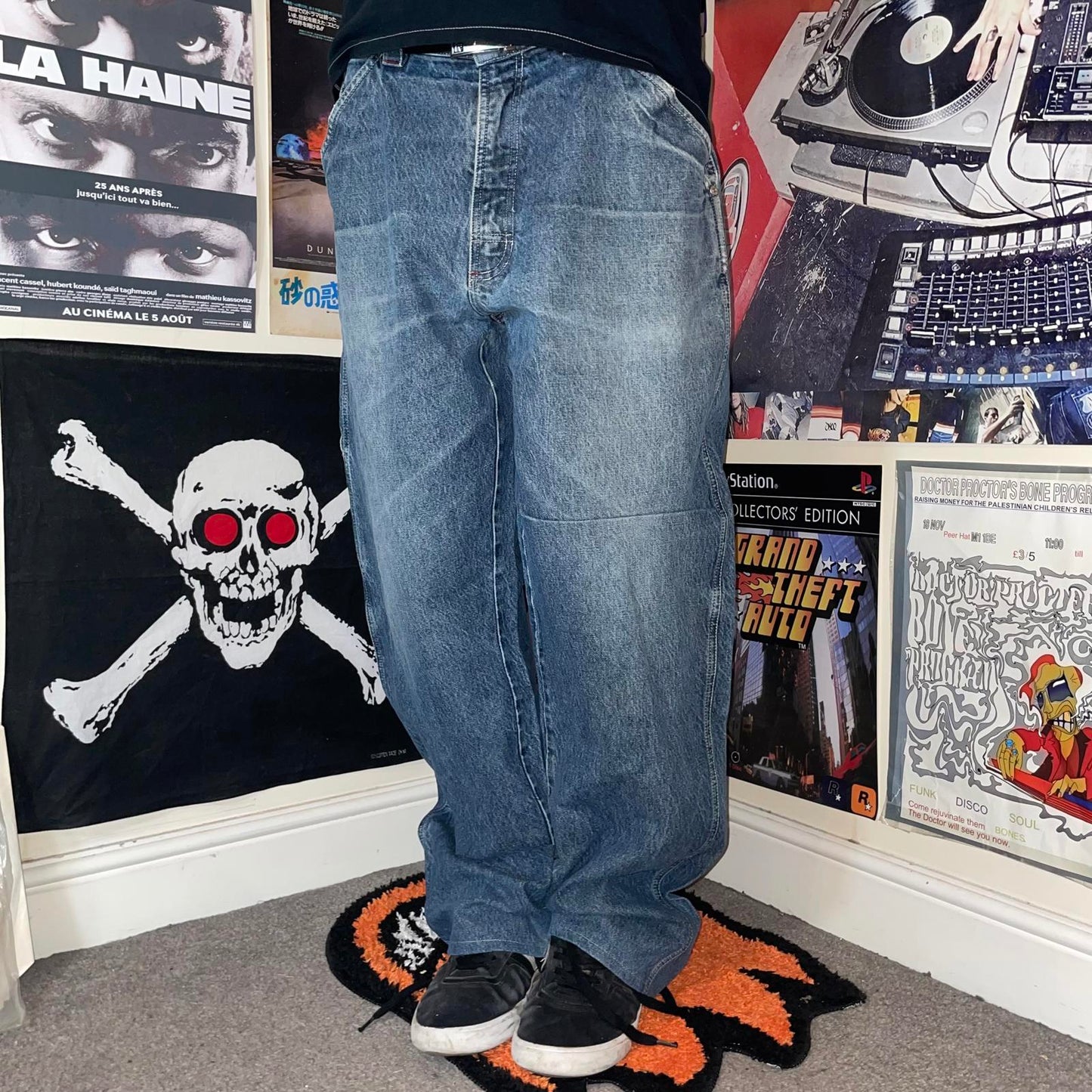 Quiksilver 00s Baggy Surf Jeans 36x32