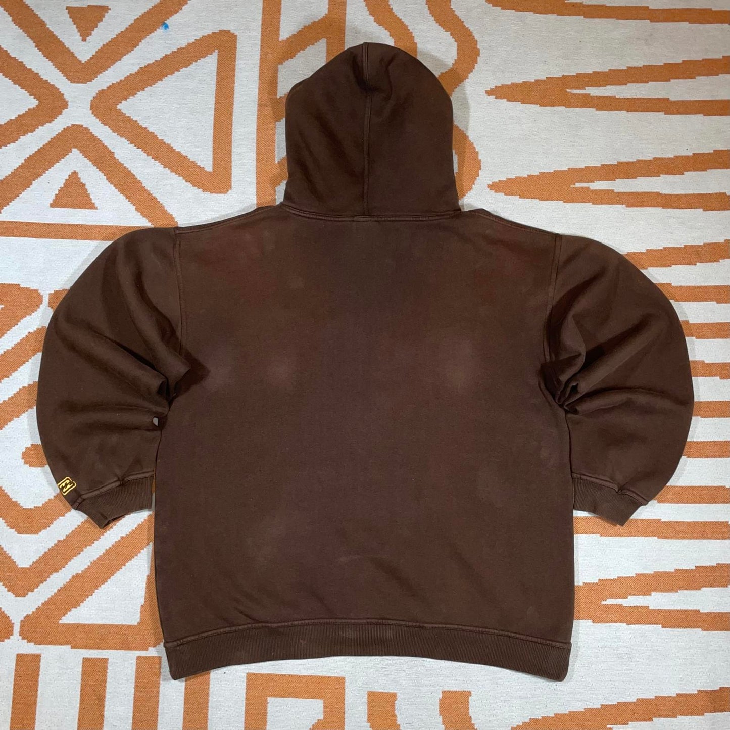 Billabong 90s Embroidered Brown Surf Hoodie L