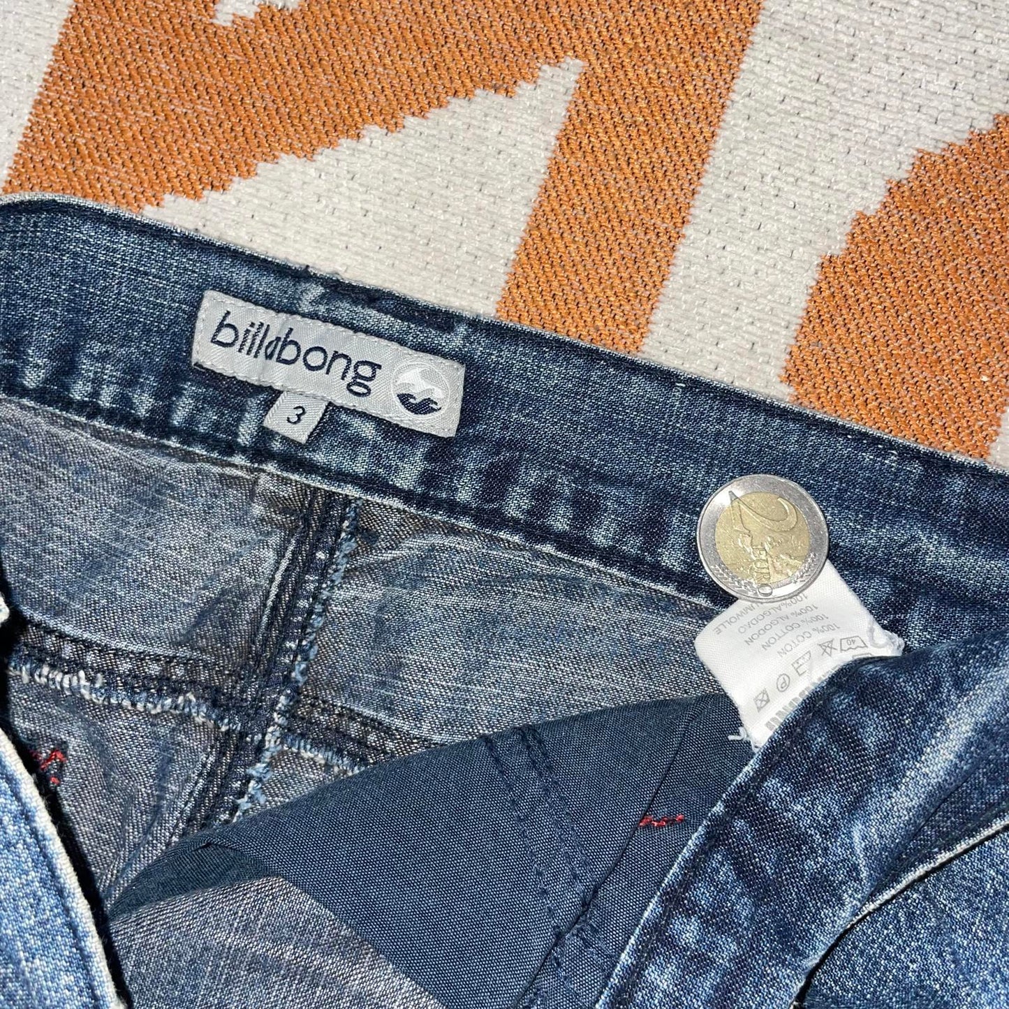 Billabong 00s Embroidered Surf Jeans 27x30