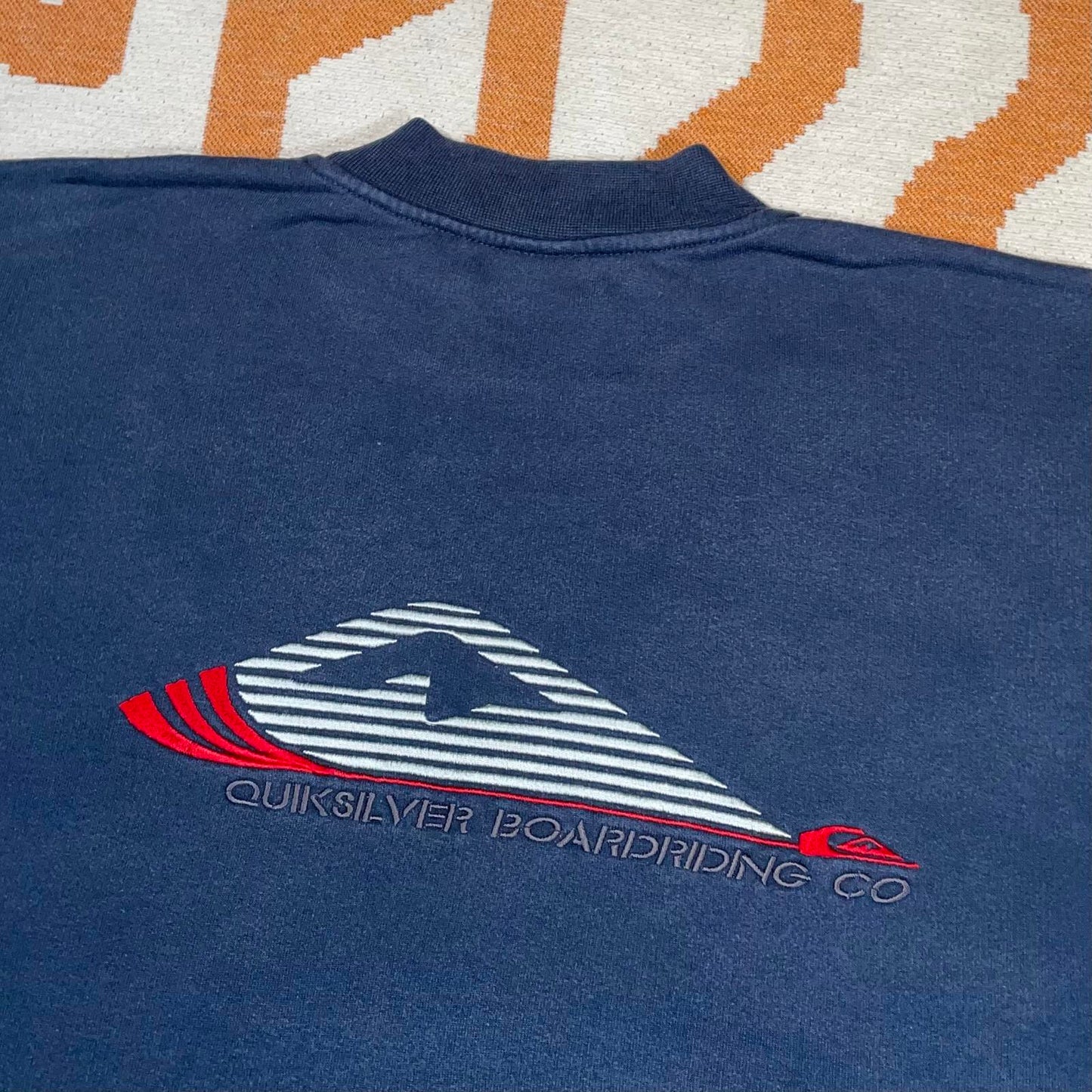 Quiksilver 90s Embroidered Logo Sweatshirt XXL