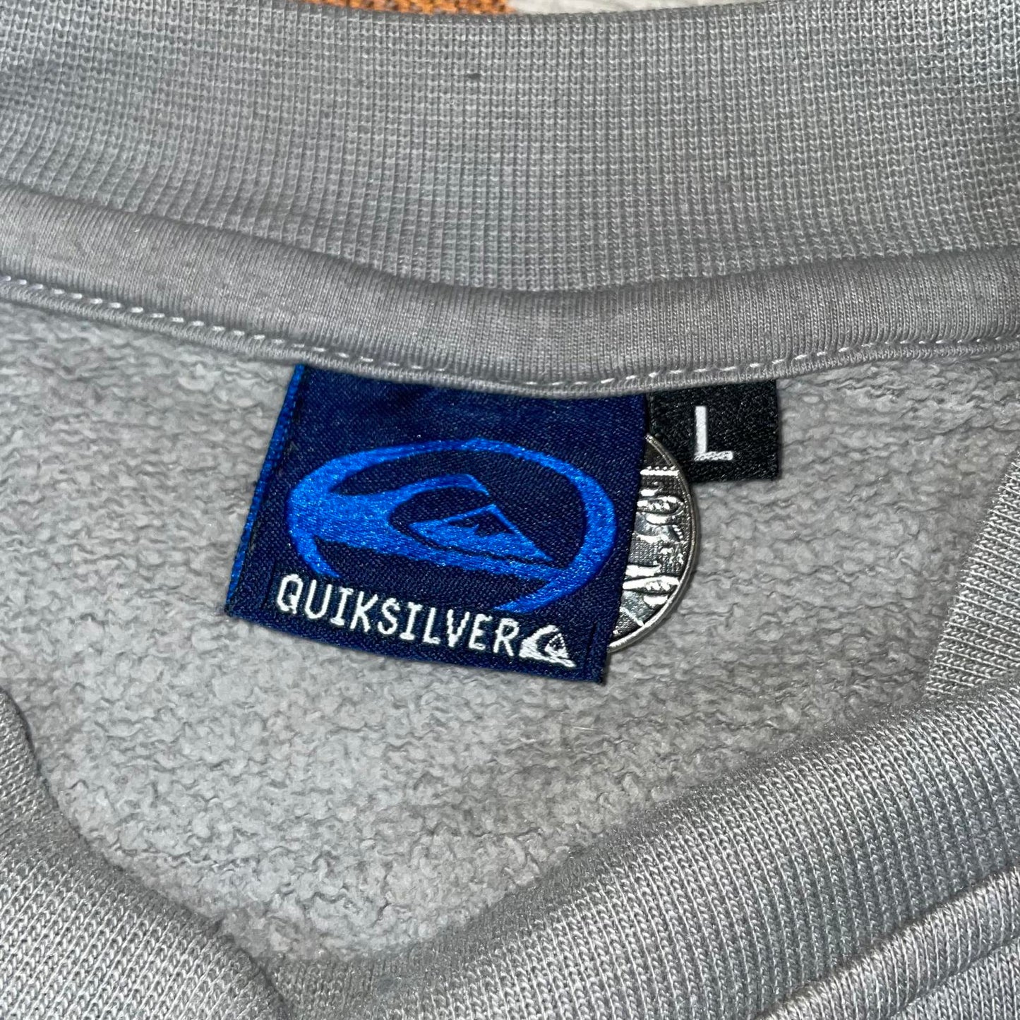 Quiksilver 90s Panelled Embroidered Sweatshirt L