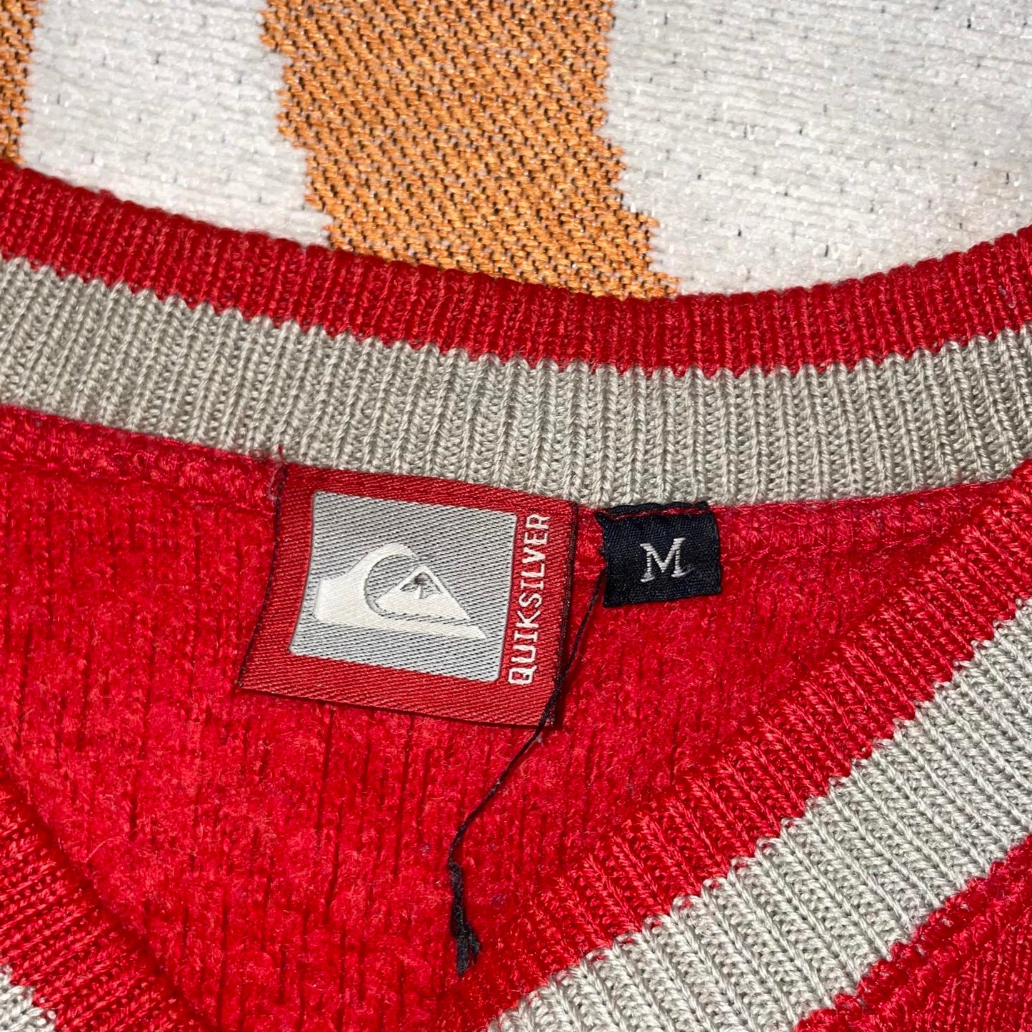 Quiksilver 90s Embroidered Surf Knit Jumper M