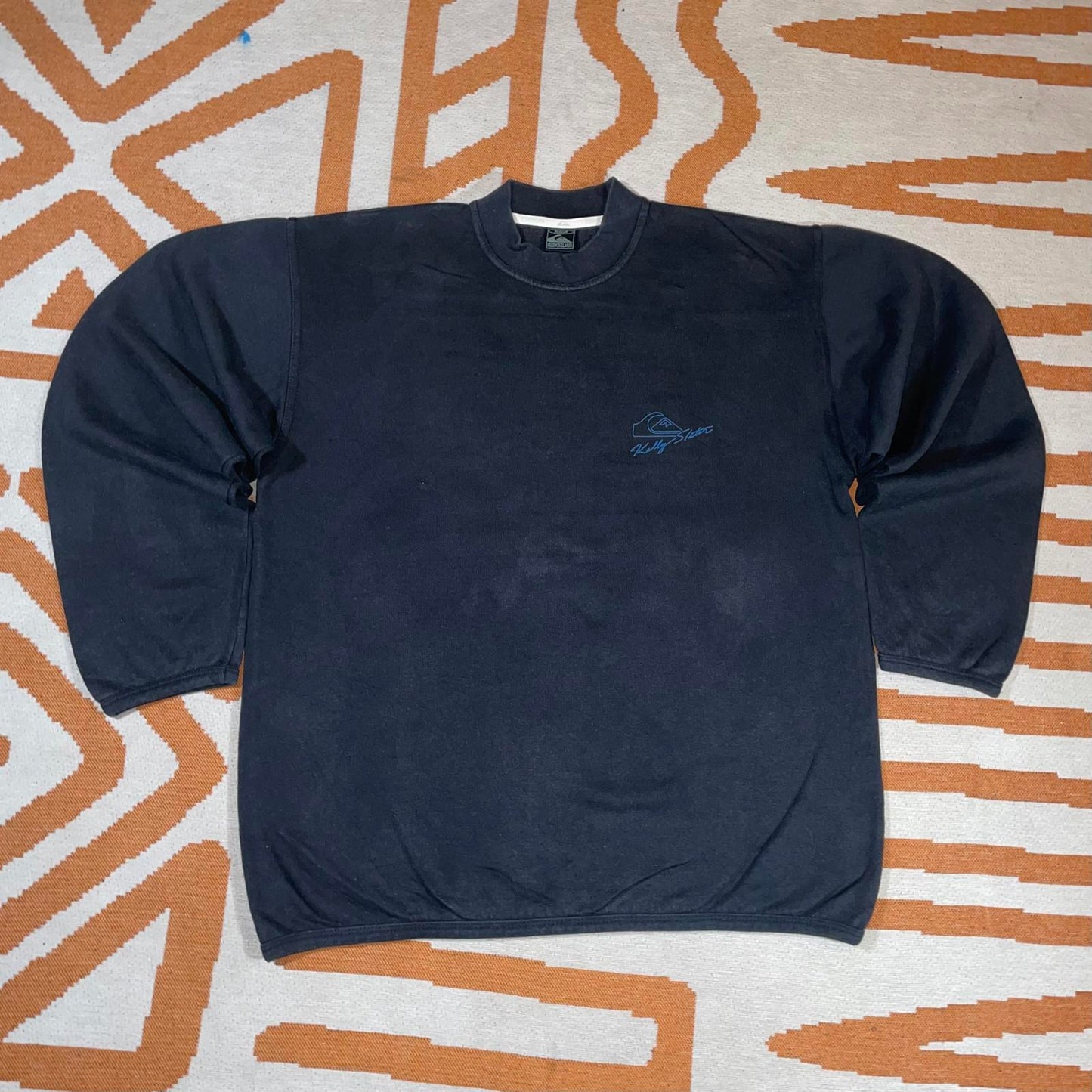 Quiksilver 90s Graphic Surf Print Sweatshirt M