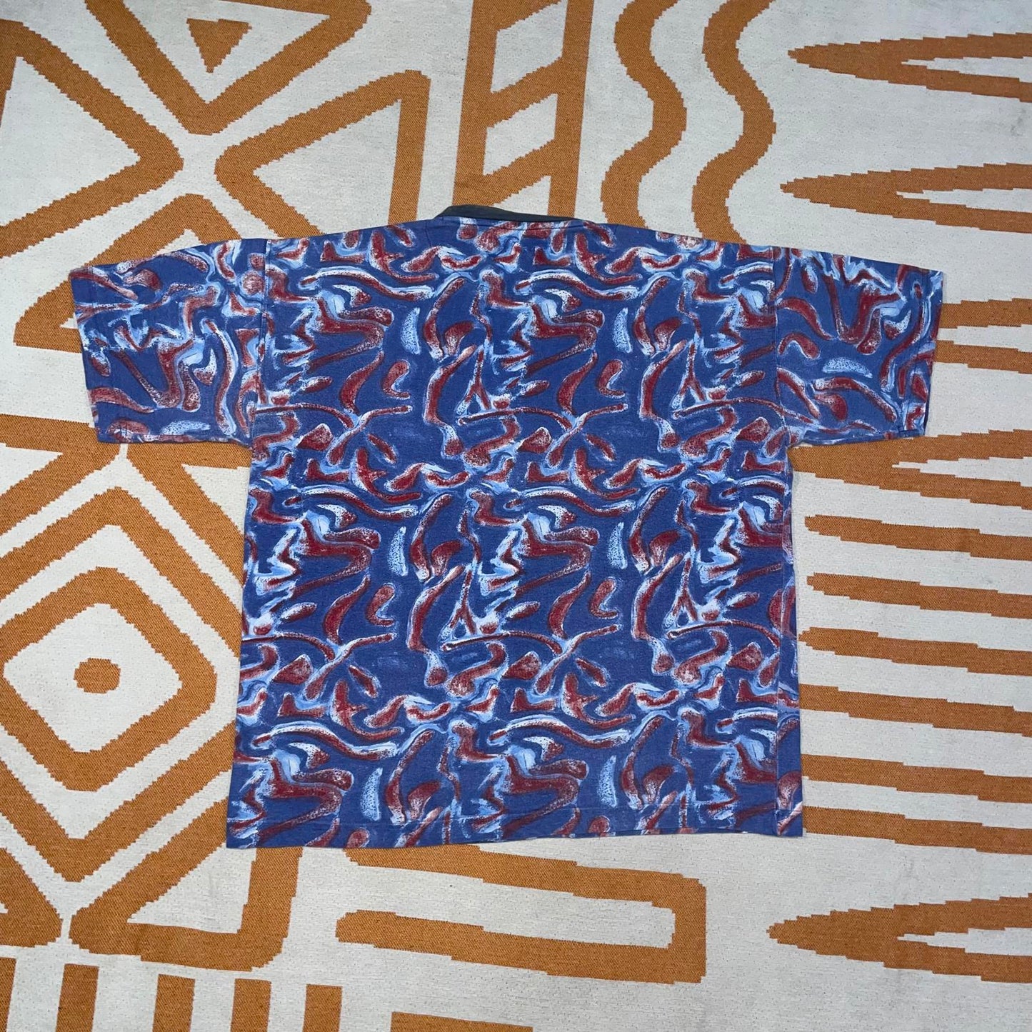 Jinglers 90s Funky Pattern T-Shirt M