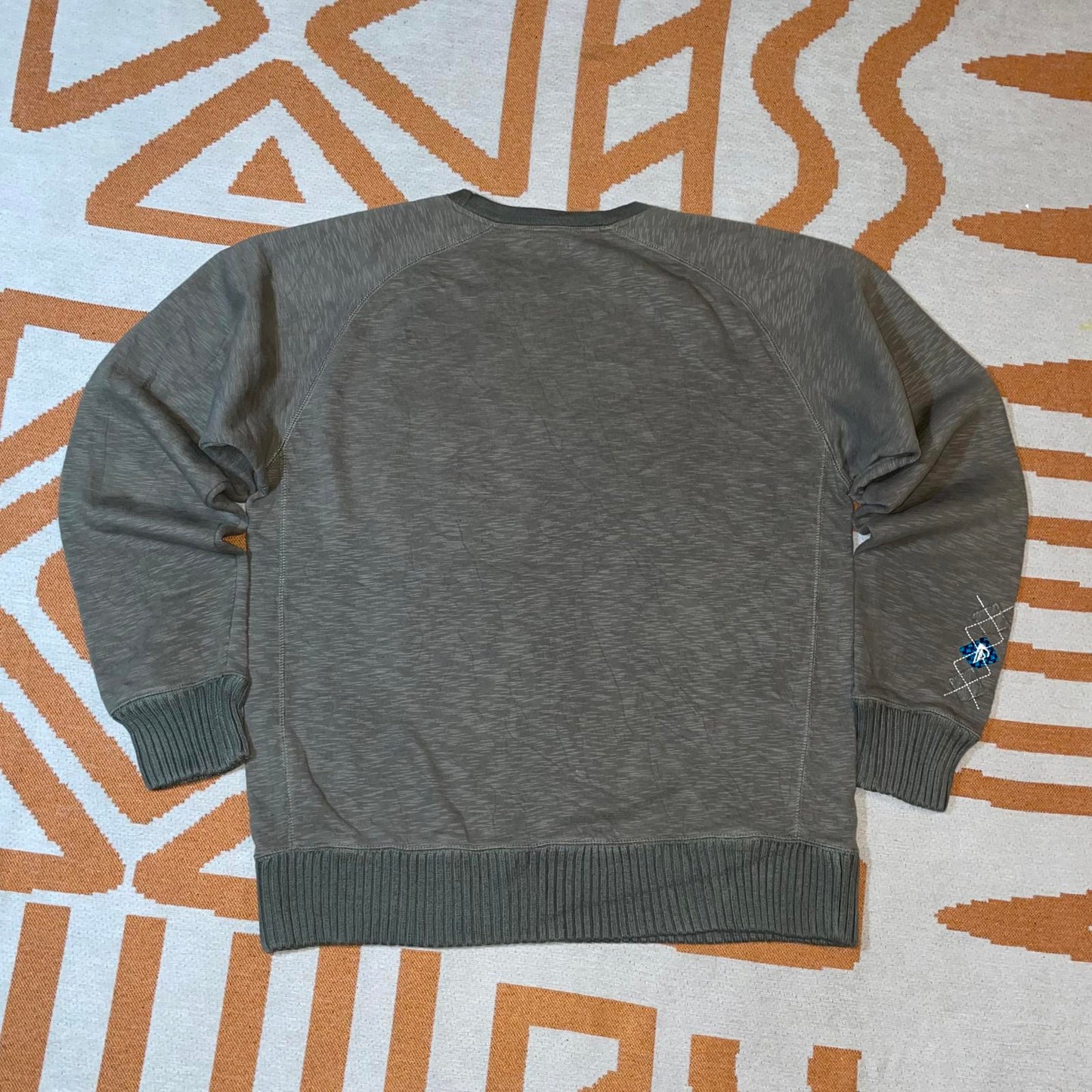 Quiksilver 00s Embroidered/Patched Sweatshirt L