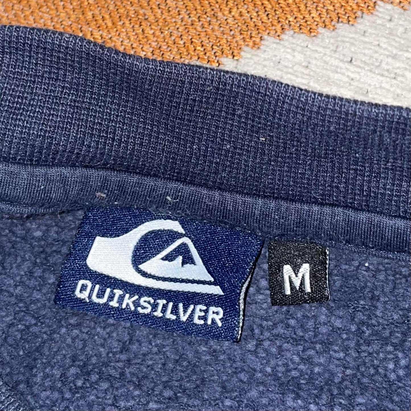 Quiksilver 00s Striped Print Sweatshirt M
