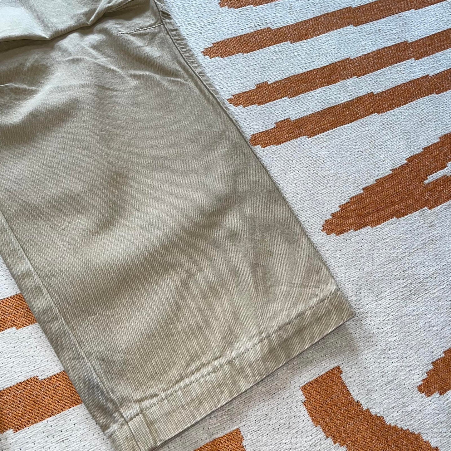 Quiksilver 00s Tan Embroidered Jeans 32x30