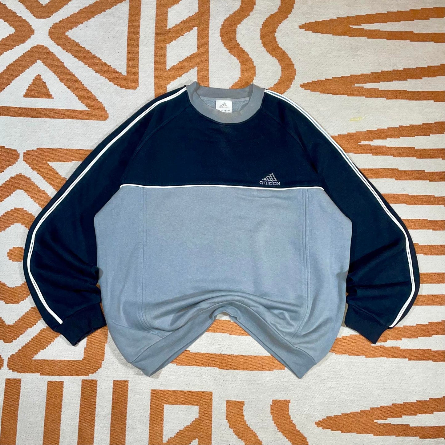 Adidas 00s Panelled Embroidered Sweatshirt L