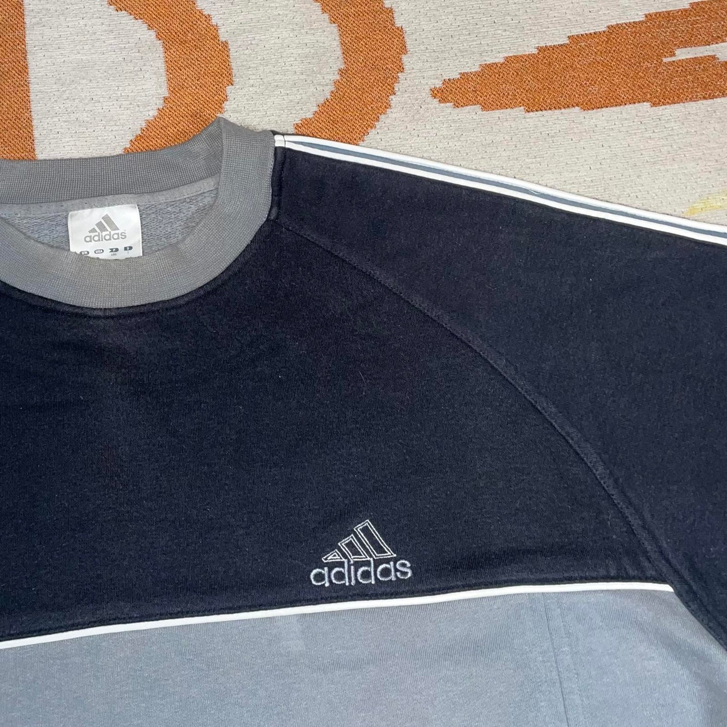 Adidas 00s Panelled Embroidered Sweatshirt L