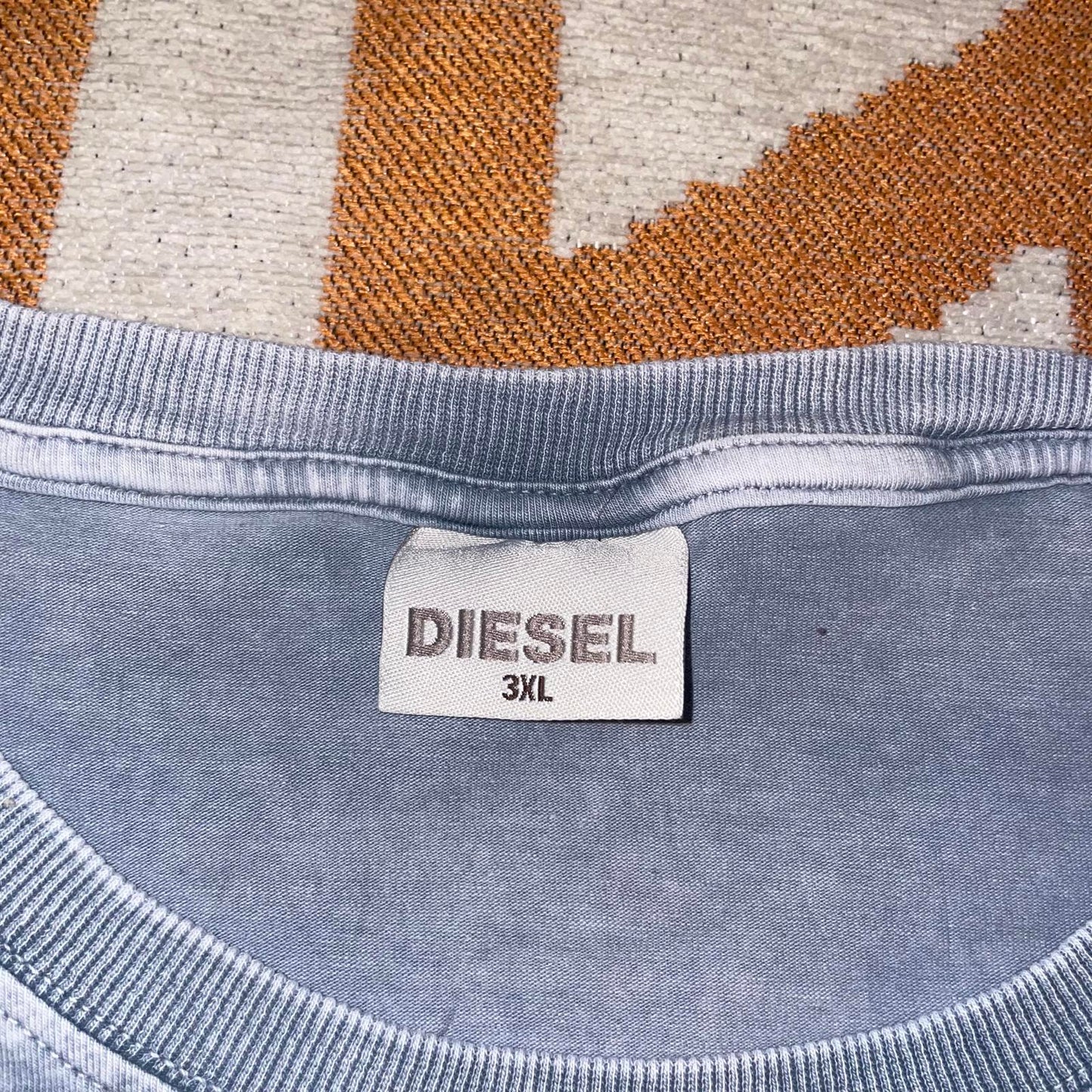 Diesel 00s Embroidered Dyed T-Shirt 3XL