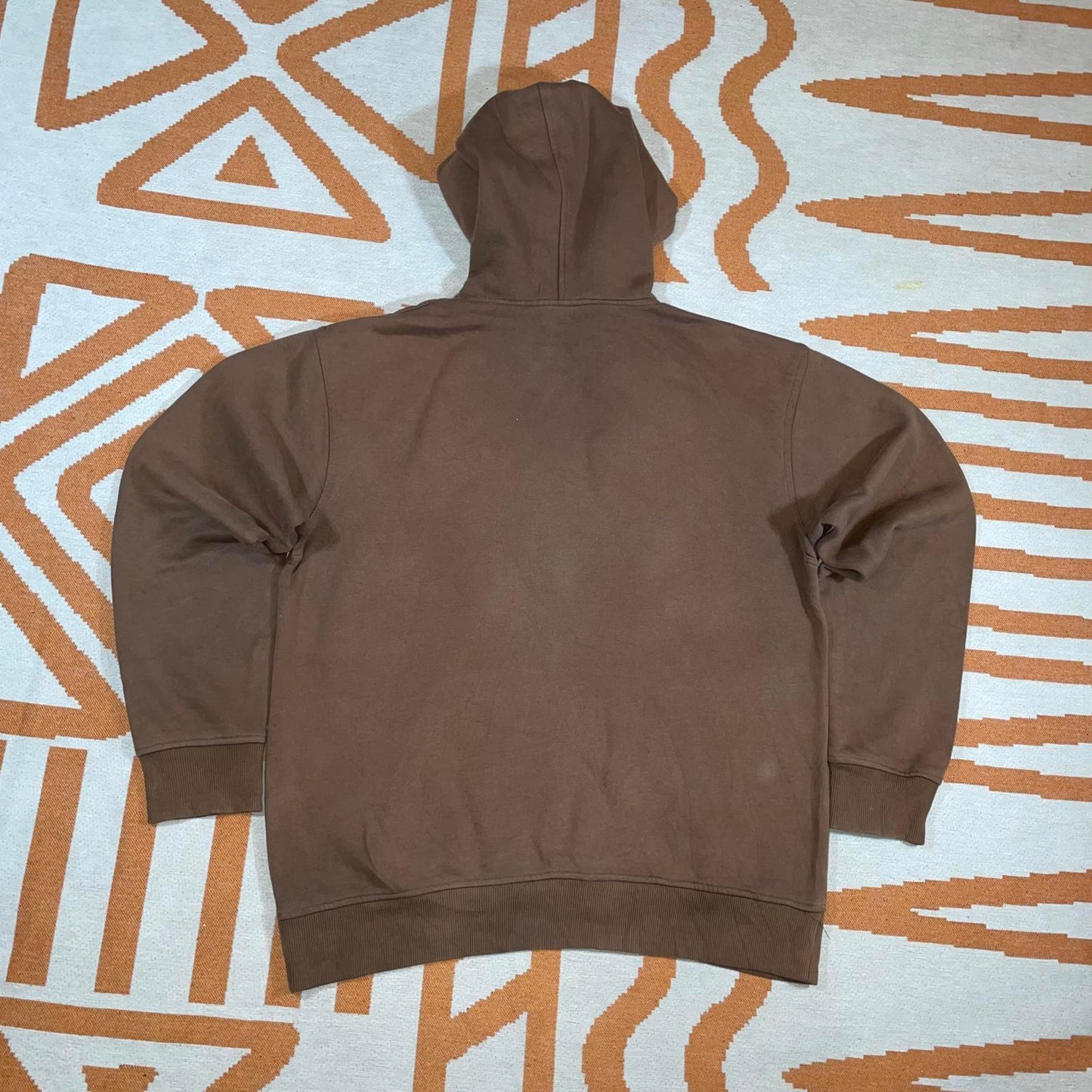 Quiksilver 90s Embroidered Brown Surf Hoodie XL