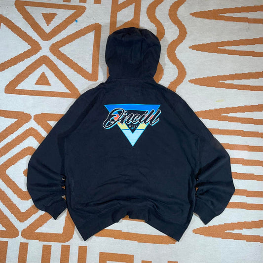 O’Neill 00s Zip Graphic Surf Hoodie M