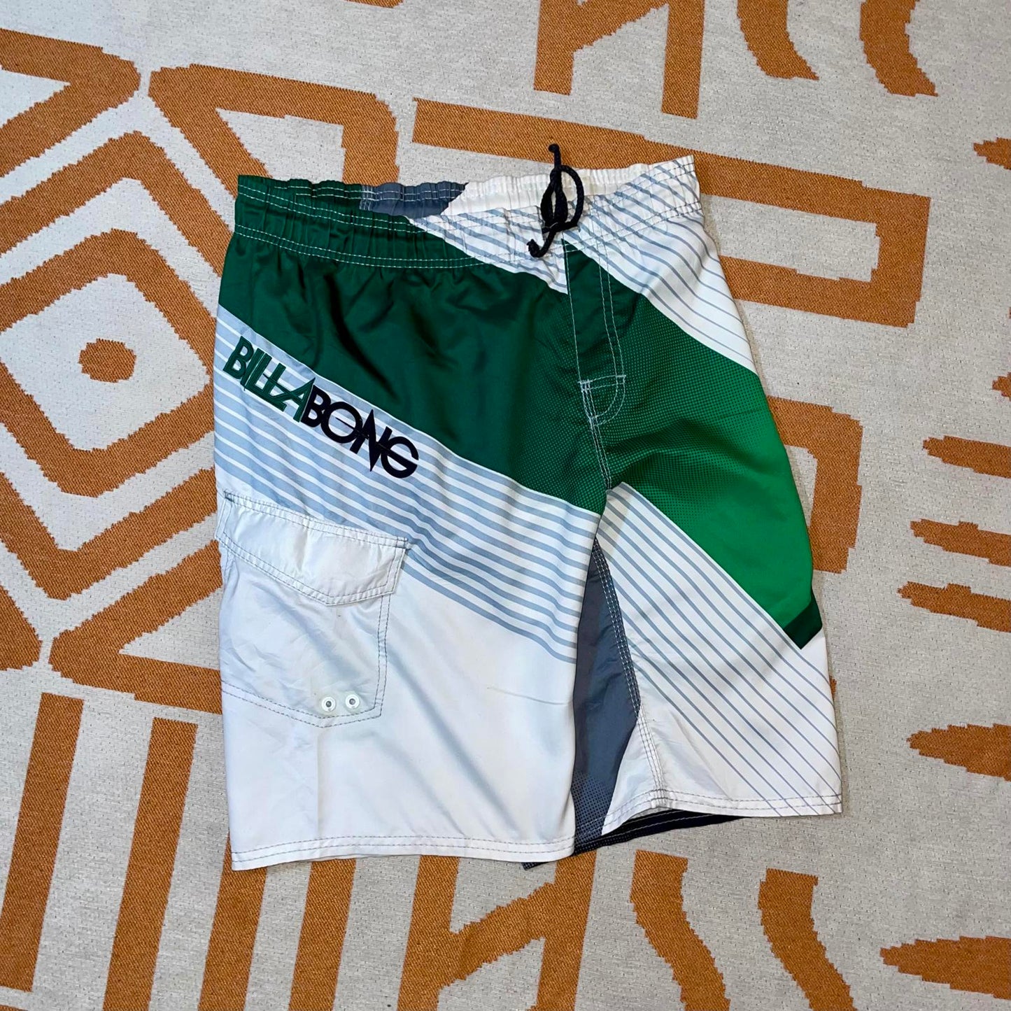 Billabong 00s Pattern Swim Shorts L