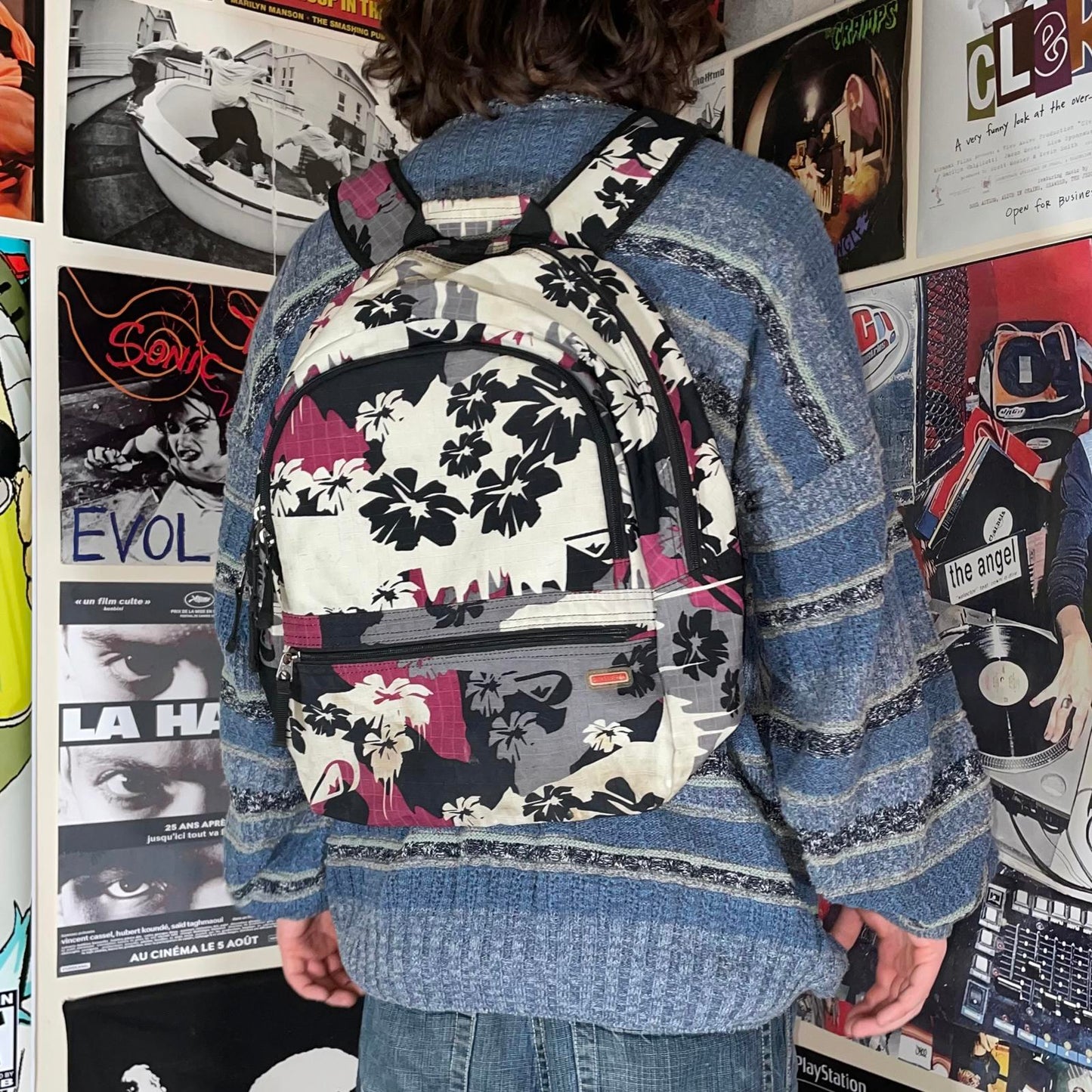 Quiksilver 00s Pattern Surf Backpack