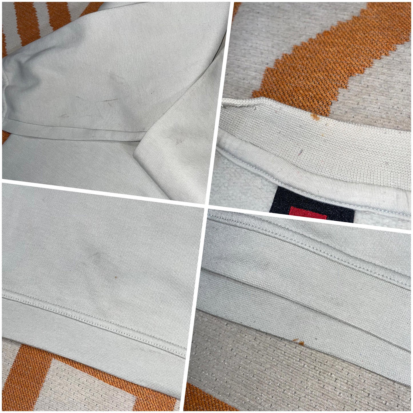 Quiksilver 90s Embroidered Cream Sweatshirt L