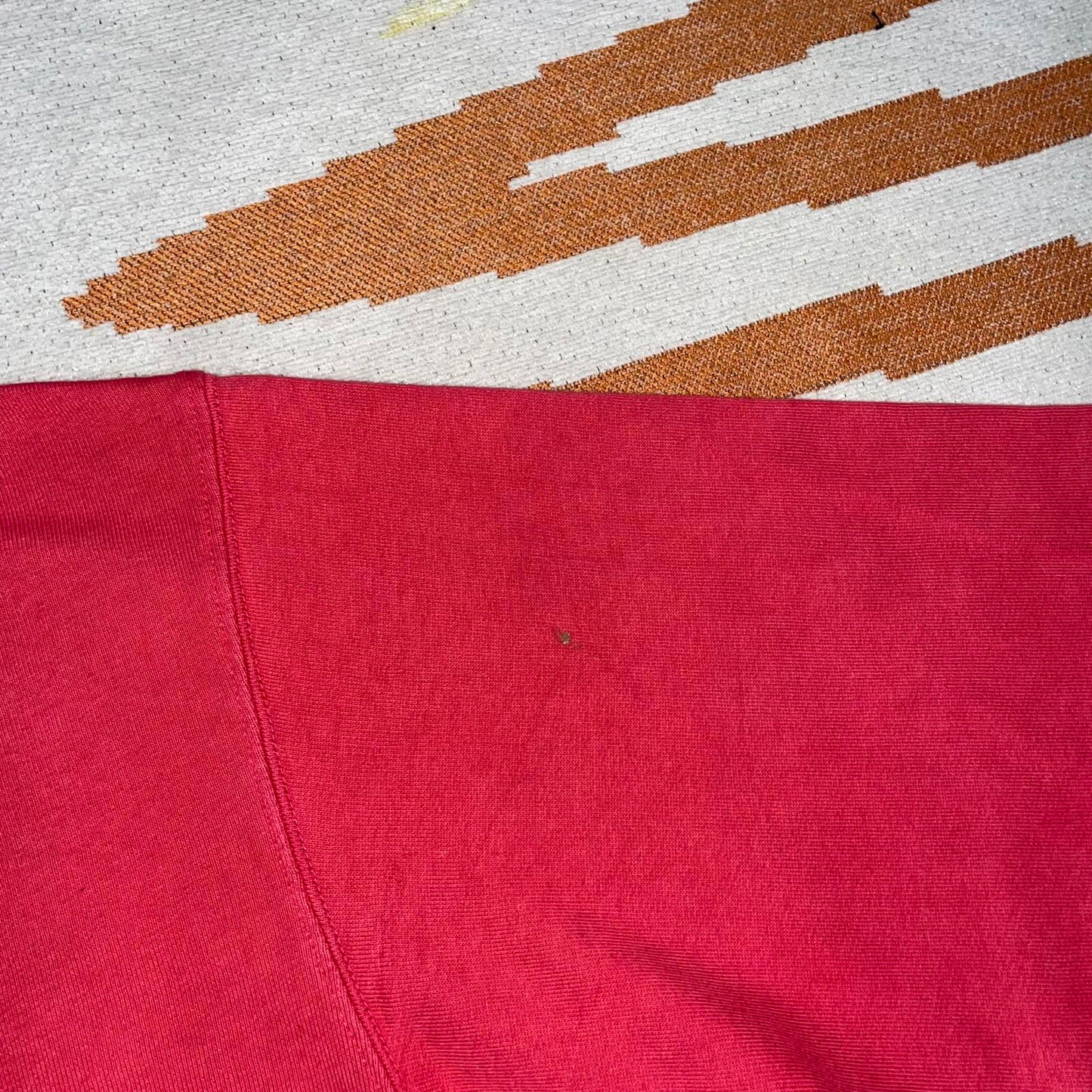 DC 00s Salmon Plaid Graphic Print Hoodie L