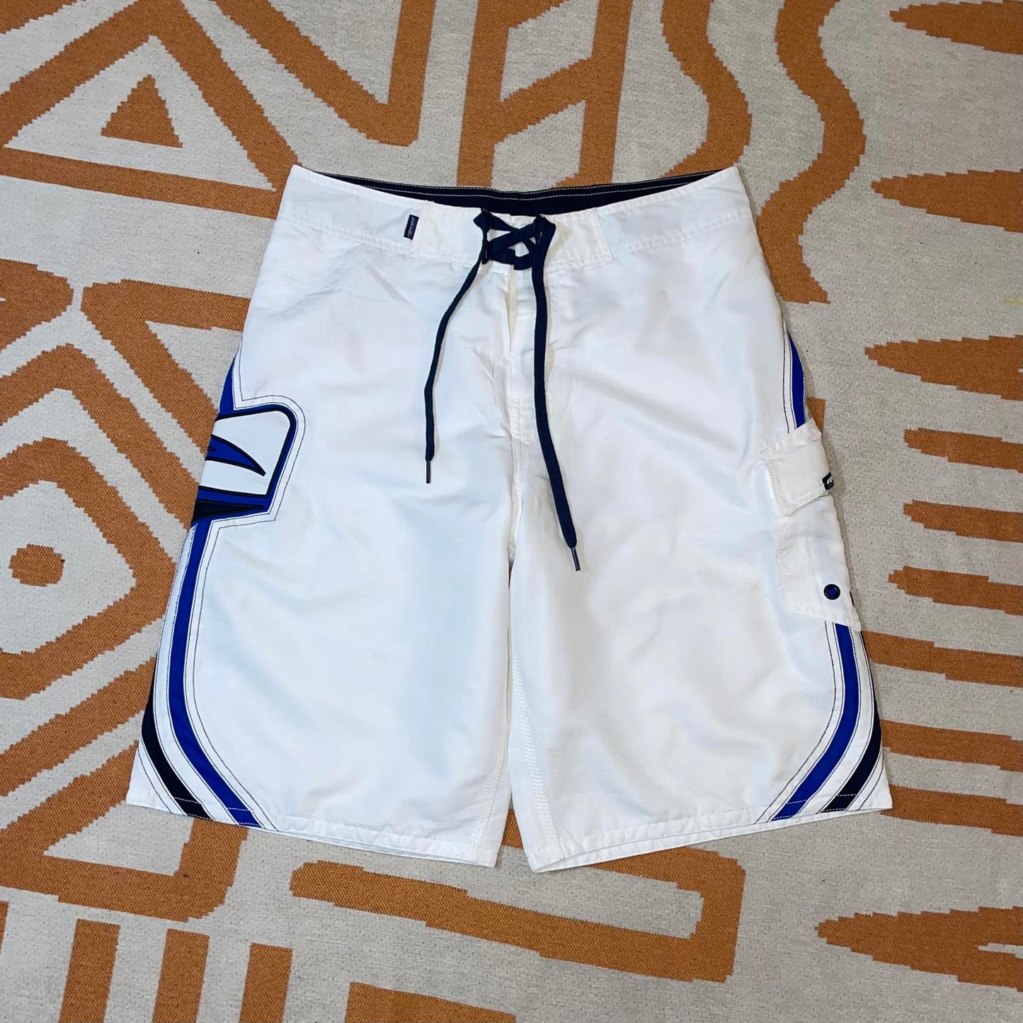 Rip Curl 00s Embroidered Board Shorts L