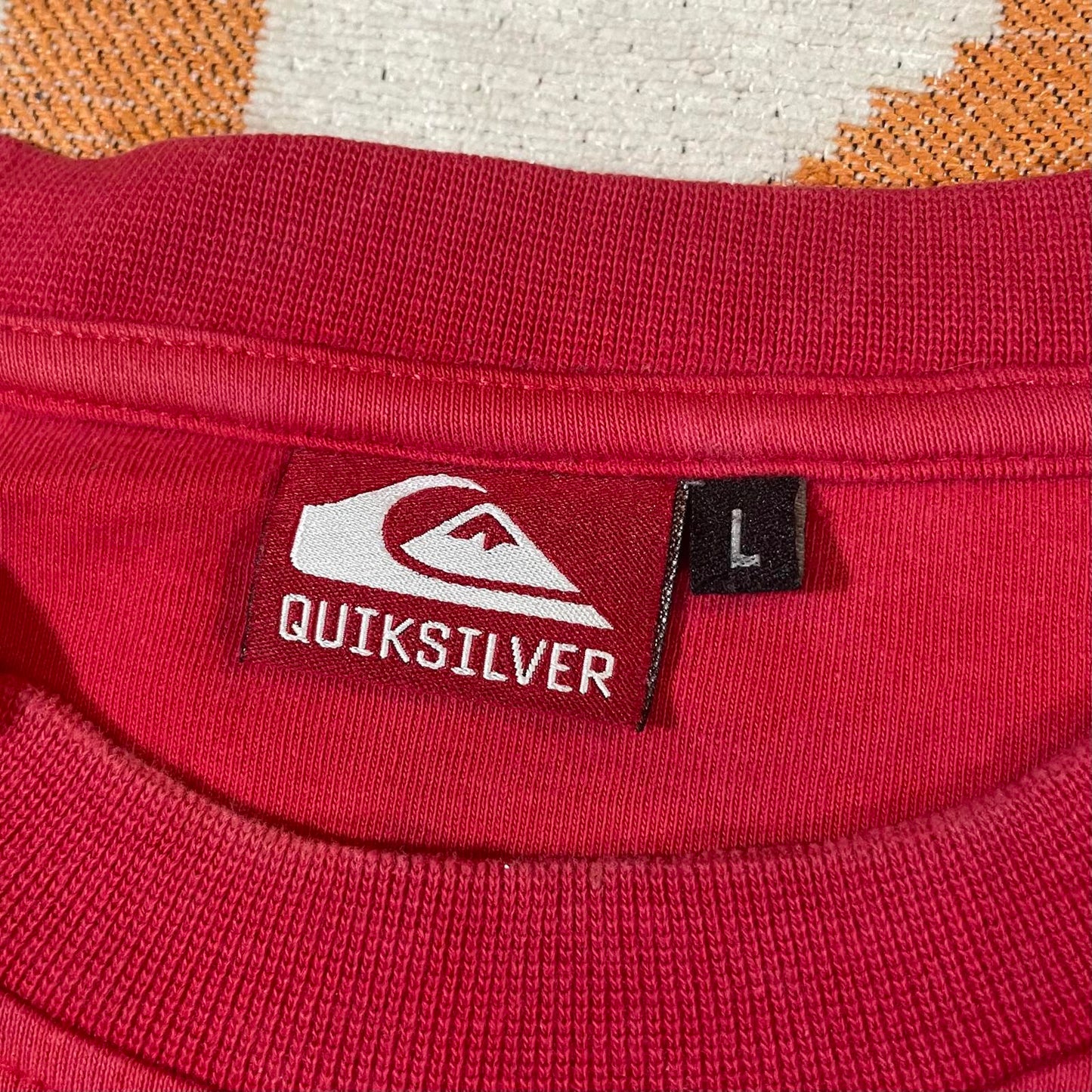 Quiksilver 00s Embroidered Longsleeve T-Shirt L