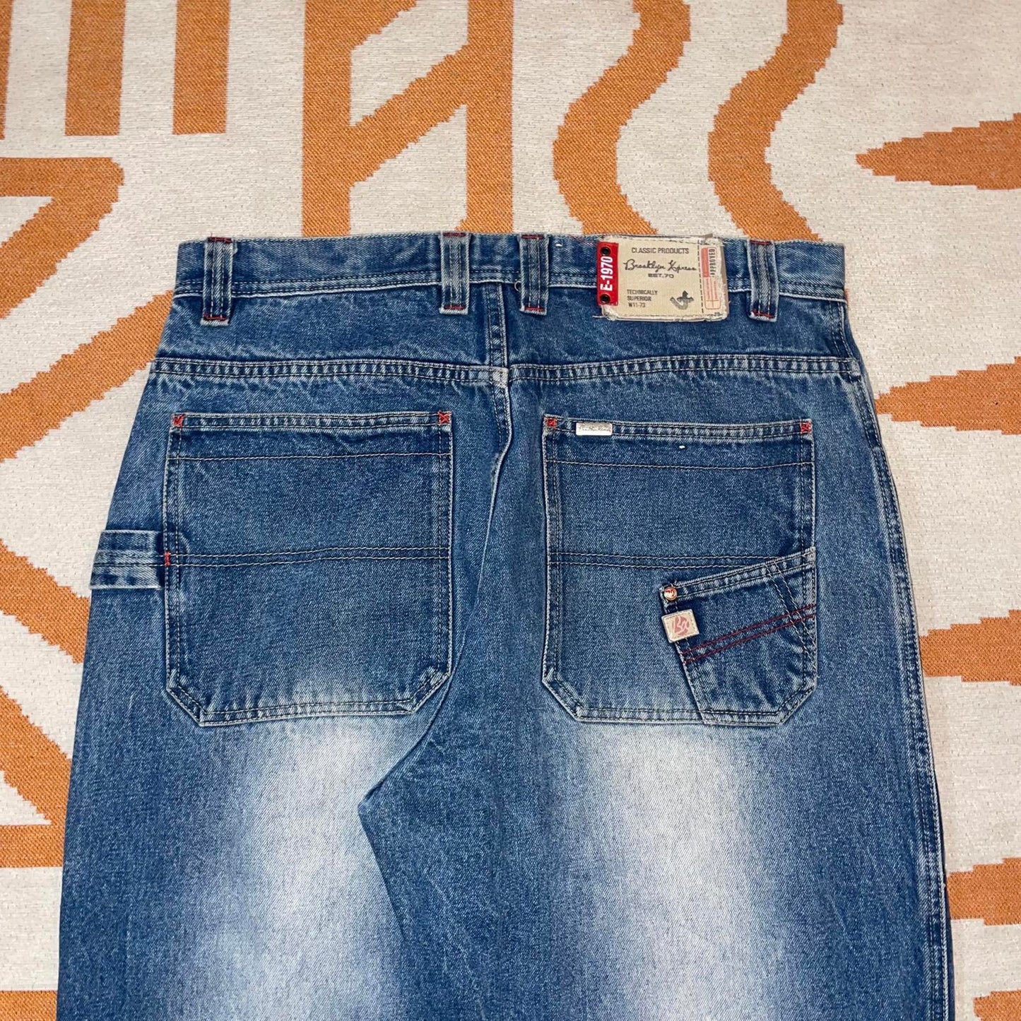 Brooklyn Xpress 00s Baggy Pocket Jeans 34x34