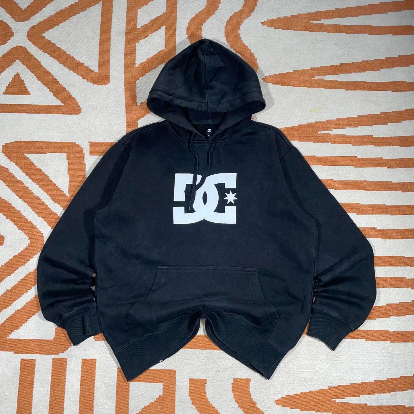 DC 00s Logo Graphic Black Hoodie M