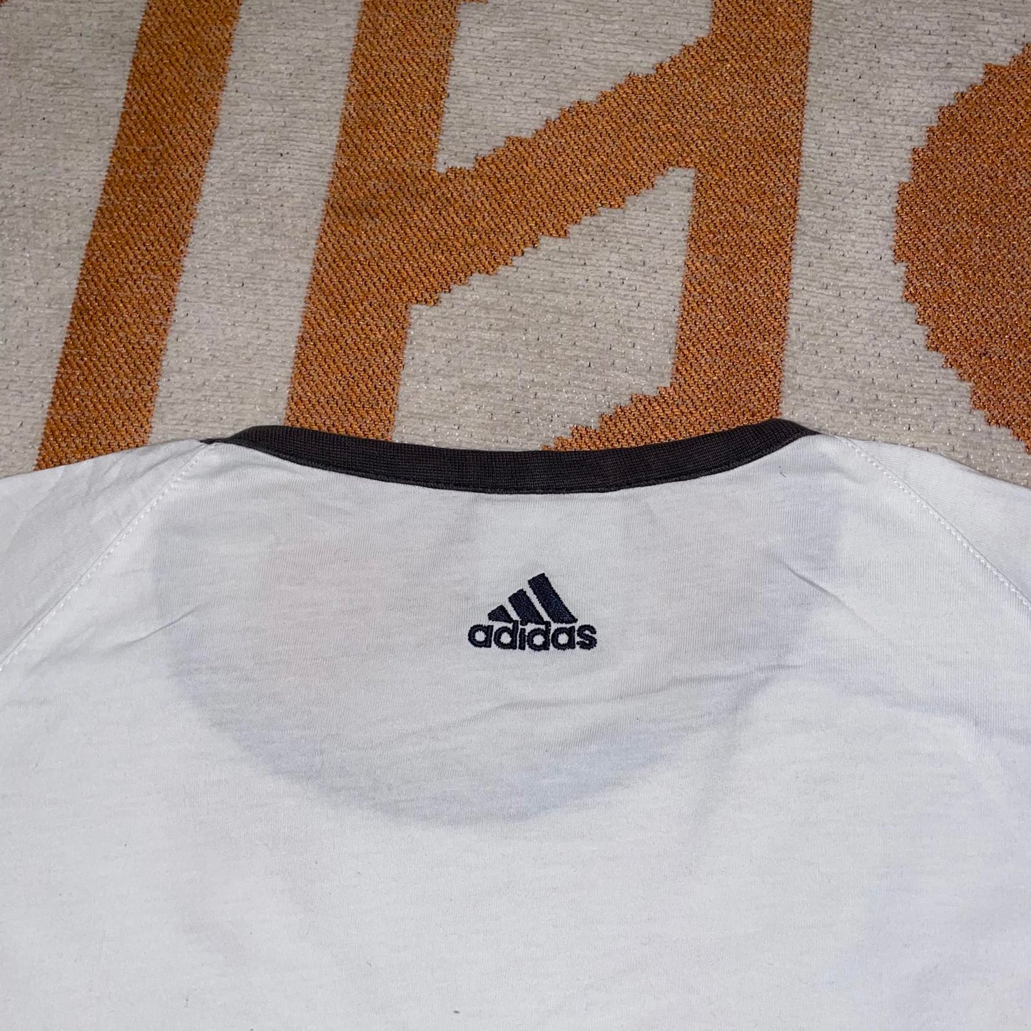 Adidas 00s Printed Ringer T-Shirt M