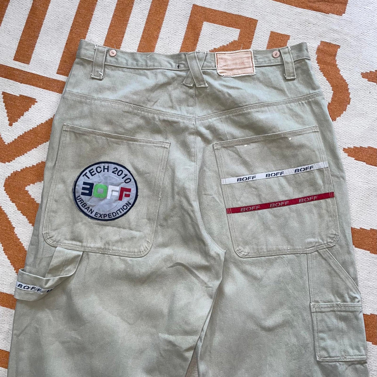 Boff 00s Embroidered Baggy Jeans 40x34