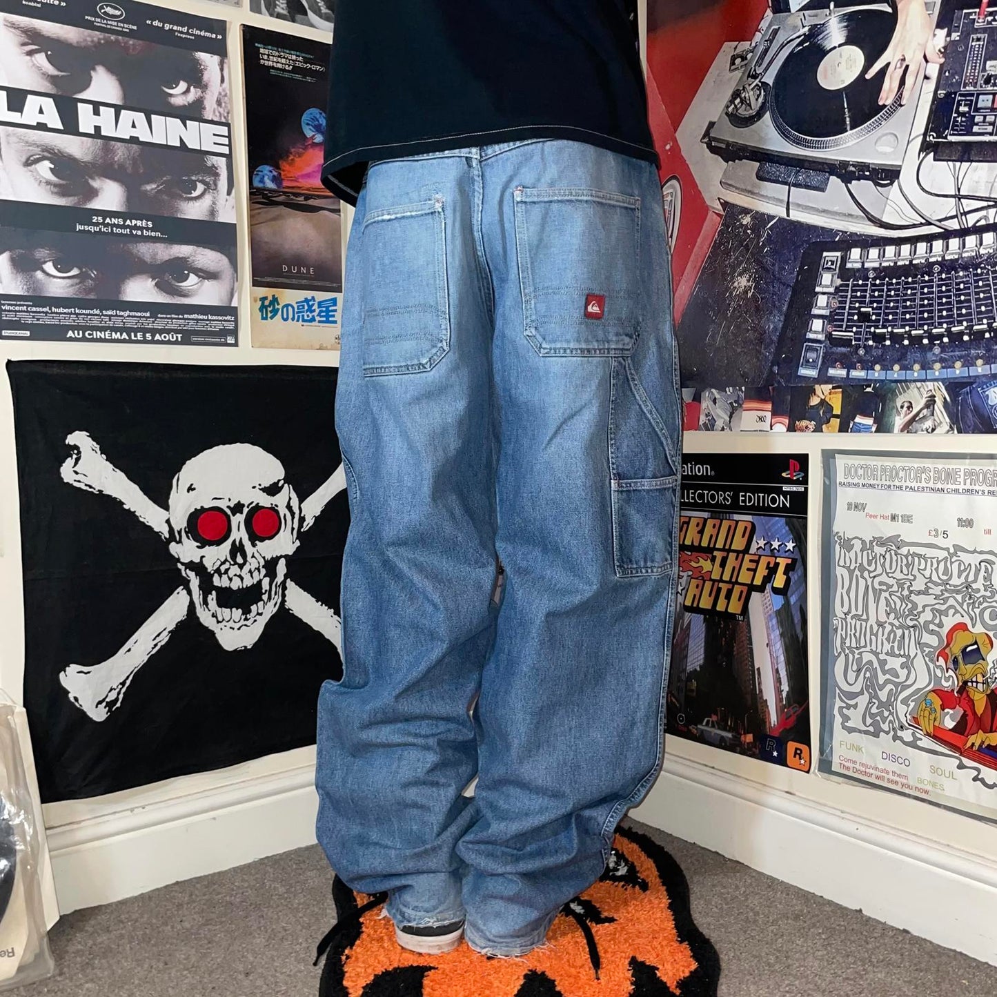 Quiksilver 00s Baggy Jeans 36x33